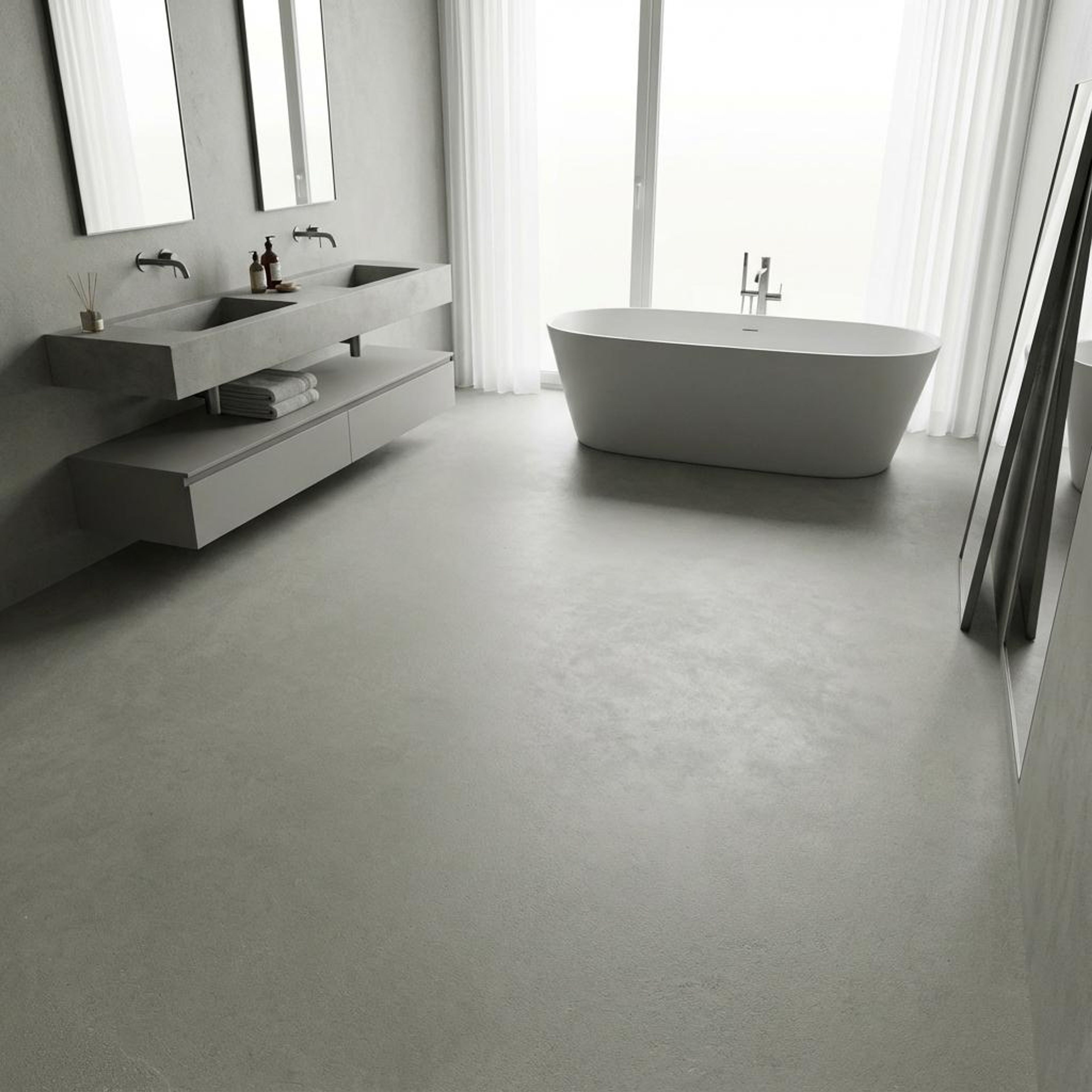 Icona Mint, Medium Grey, Stone, Tiles - Ceramic, 4 x 2 ft, 8.5 mm