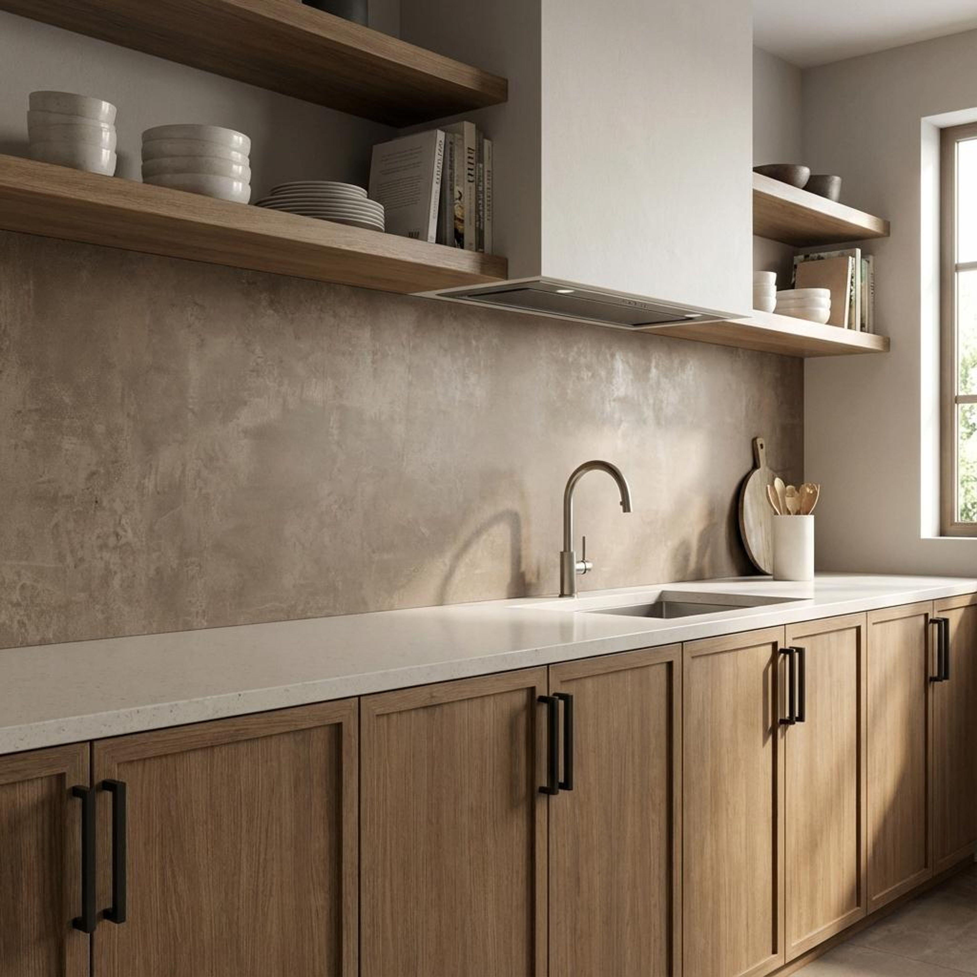 Baltimore Caliza, Cream, Stone, Tiles - Vitrified - Full Body, 4 x 2 ft, 9 mm