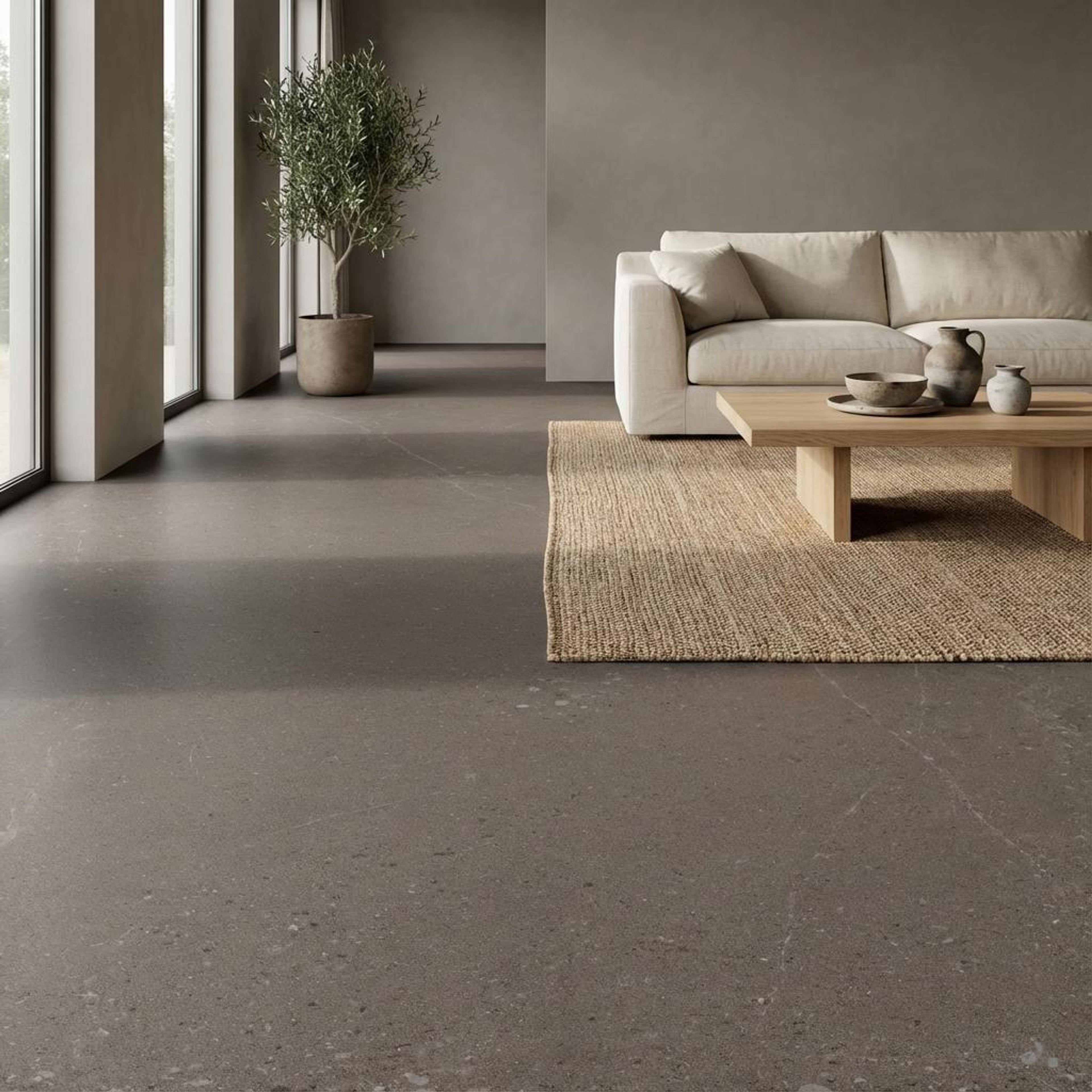 Belmond Walnut, Grey, Stone, Tiles -, 4 x 2 ft, 8.5 mm