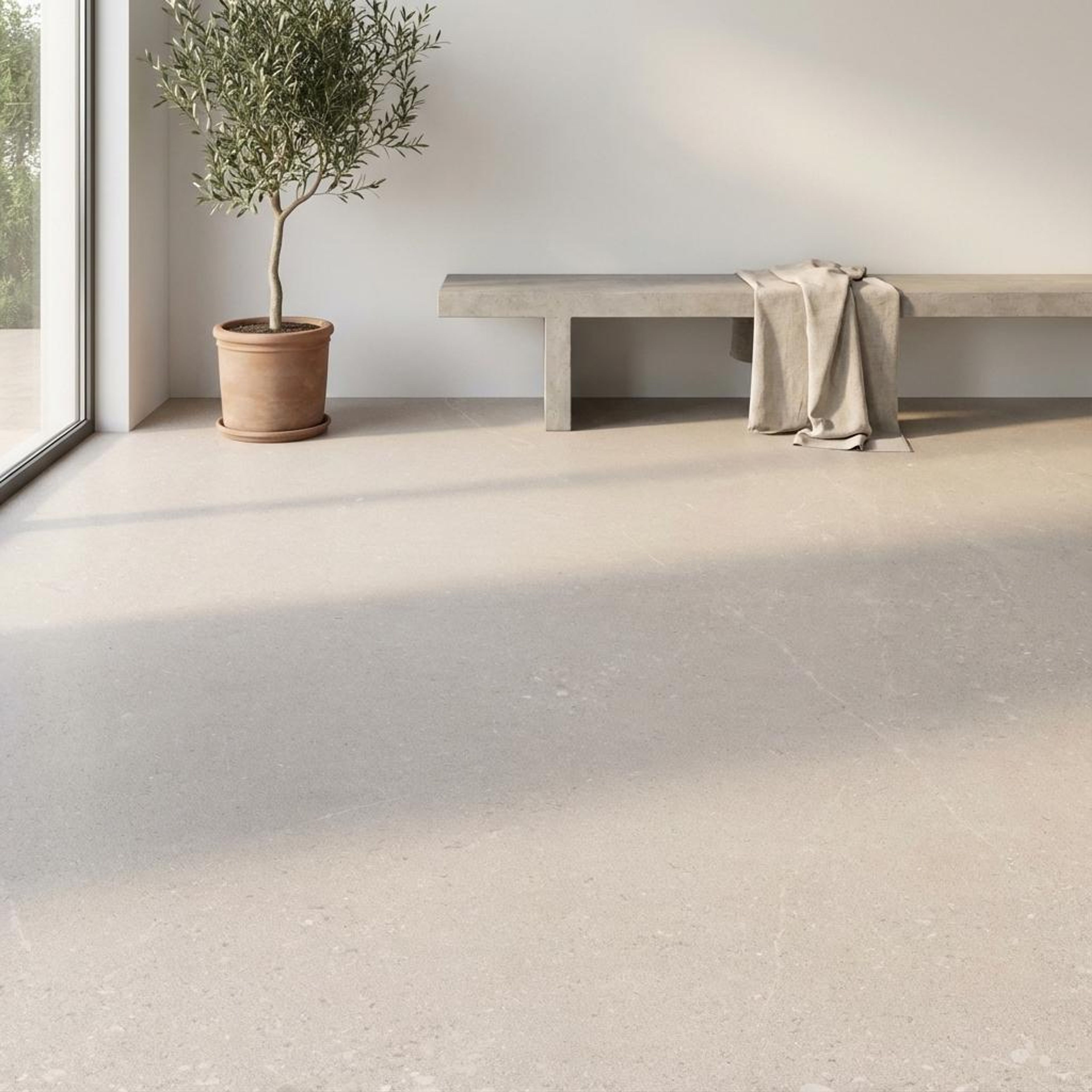 Belmond Pearl, Beige, Stone, Tiles -, 4 x 2 ft, 8.5 mm