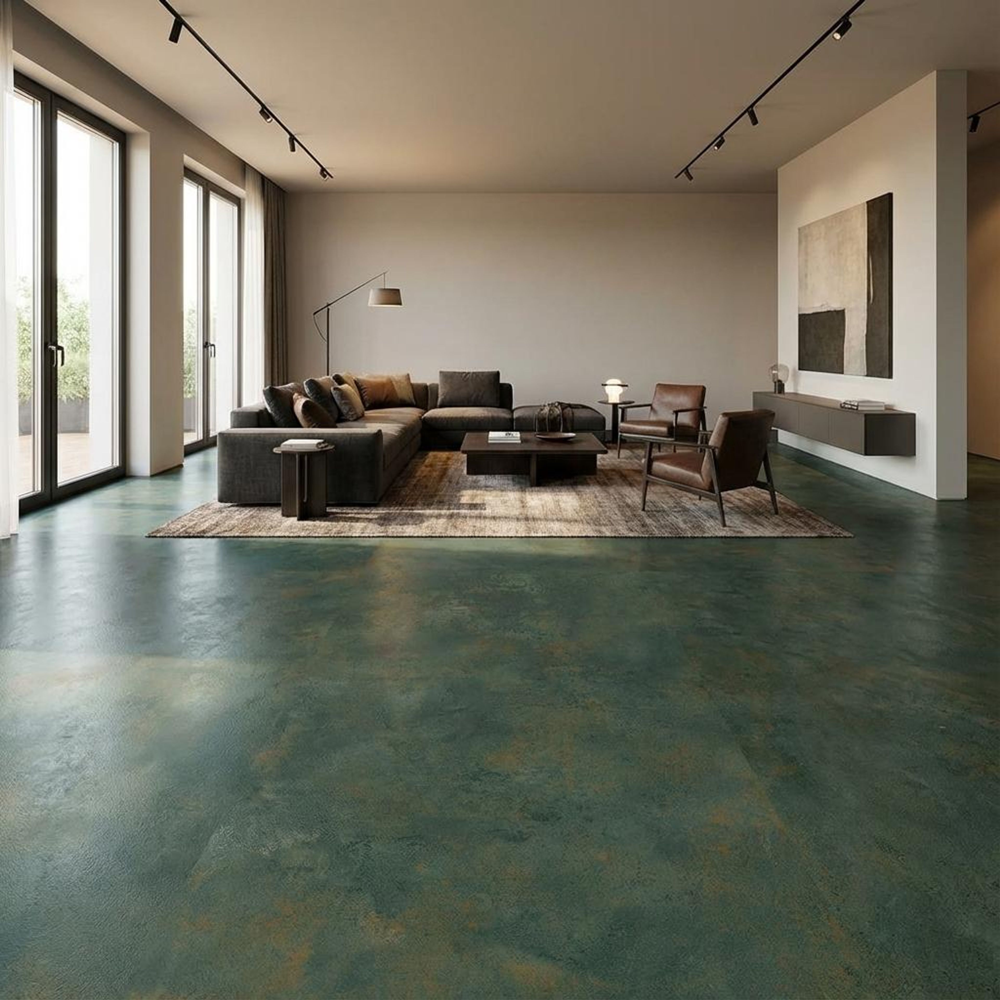 Crayon Forest, Dark Grey, Stone, Tiles -, 4 x 2 ft, 8.5 mm