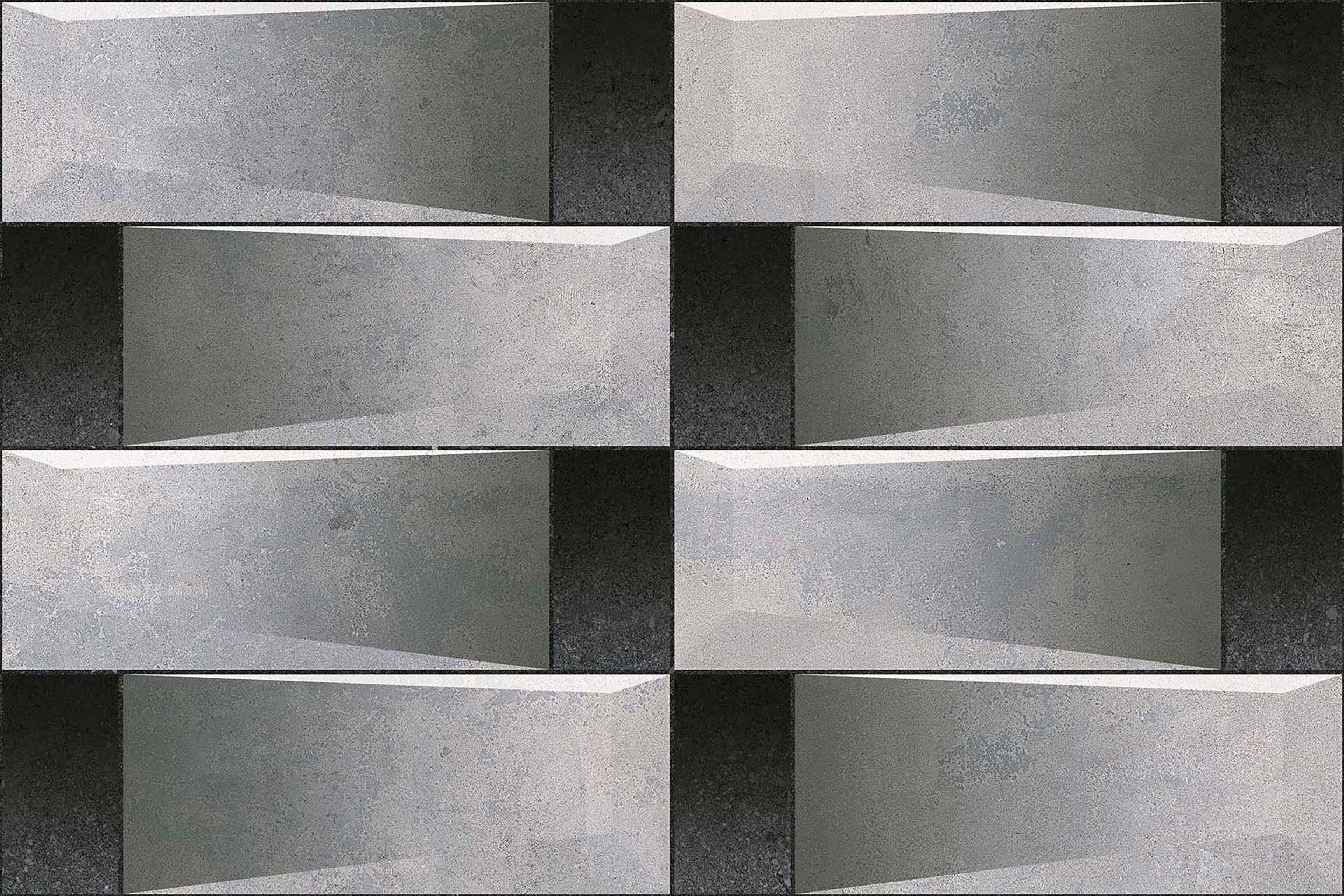 Glomat Steel, Gray, Printed, Tiles - Vitrified - Full Body, 1 x 1 ft, 9 mm