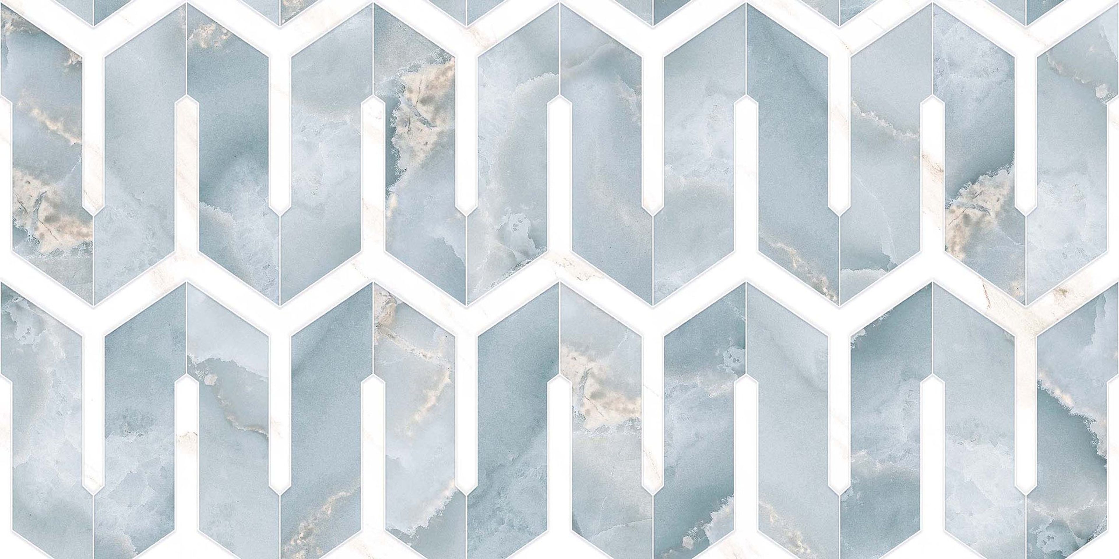 Elegant 27057 HL, Light Grey, Patterned, Tiles - Vitrified - Full Body, 2 x 1 ft, 9 mm