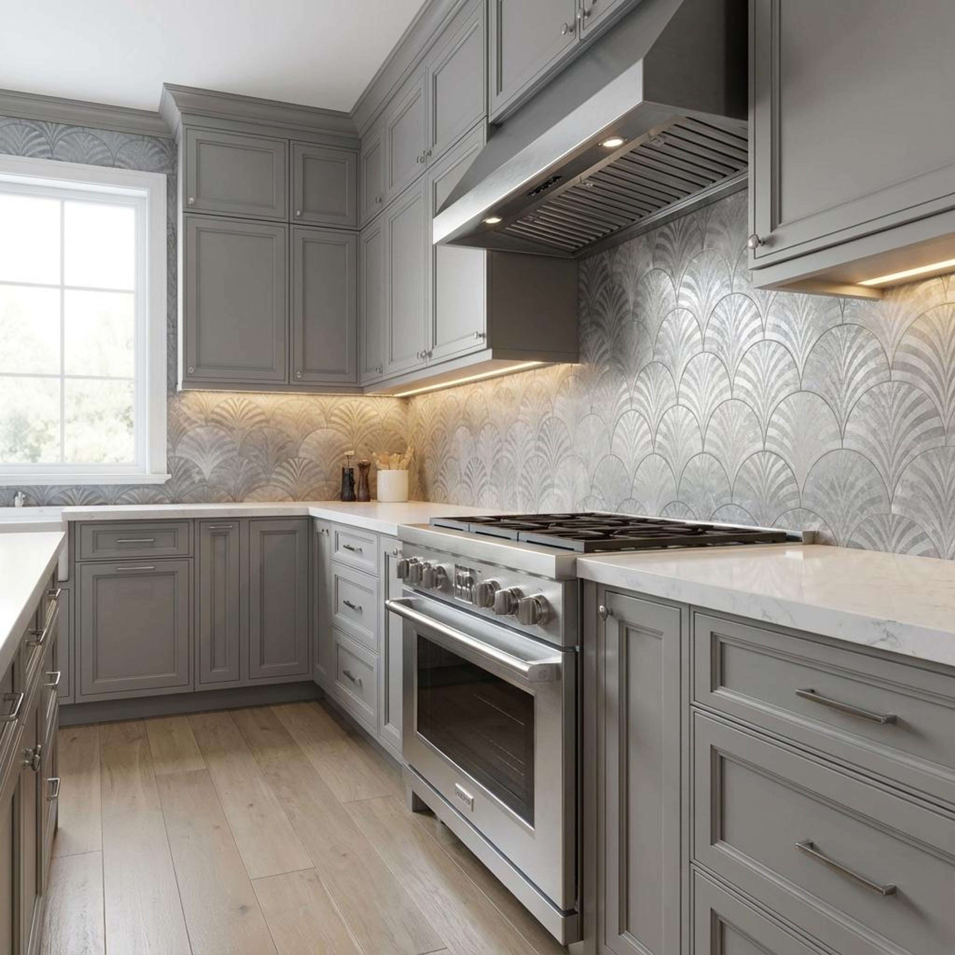 Refined Onyx Sky Blue, Medium Grey, Patterned, Tiles - Vitrified - Full Body, 4 x 2 ft, 9 mm