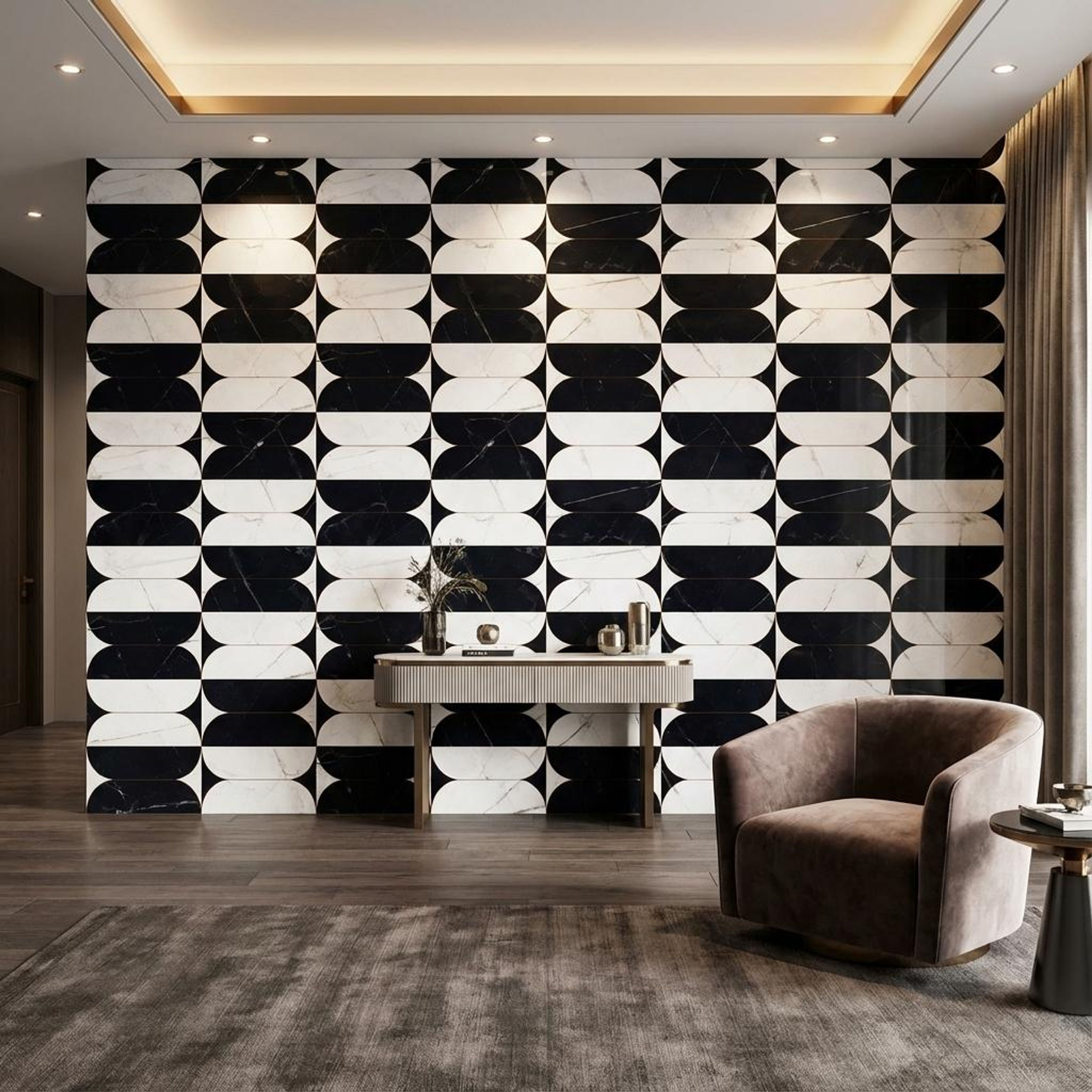Ornate Splendore Bianco, Medium Grey, Patterned, Tiles - Vitrified - Full Body, 4 x 2 ft, 9 mm