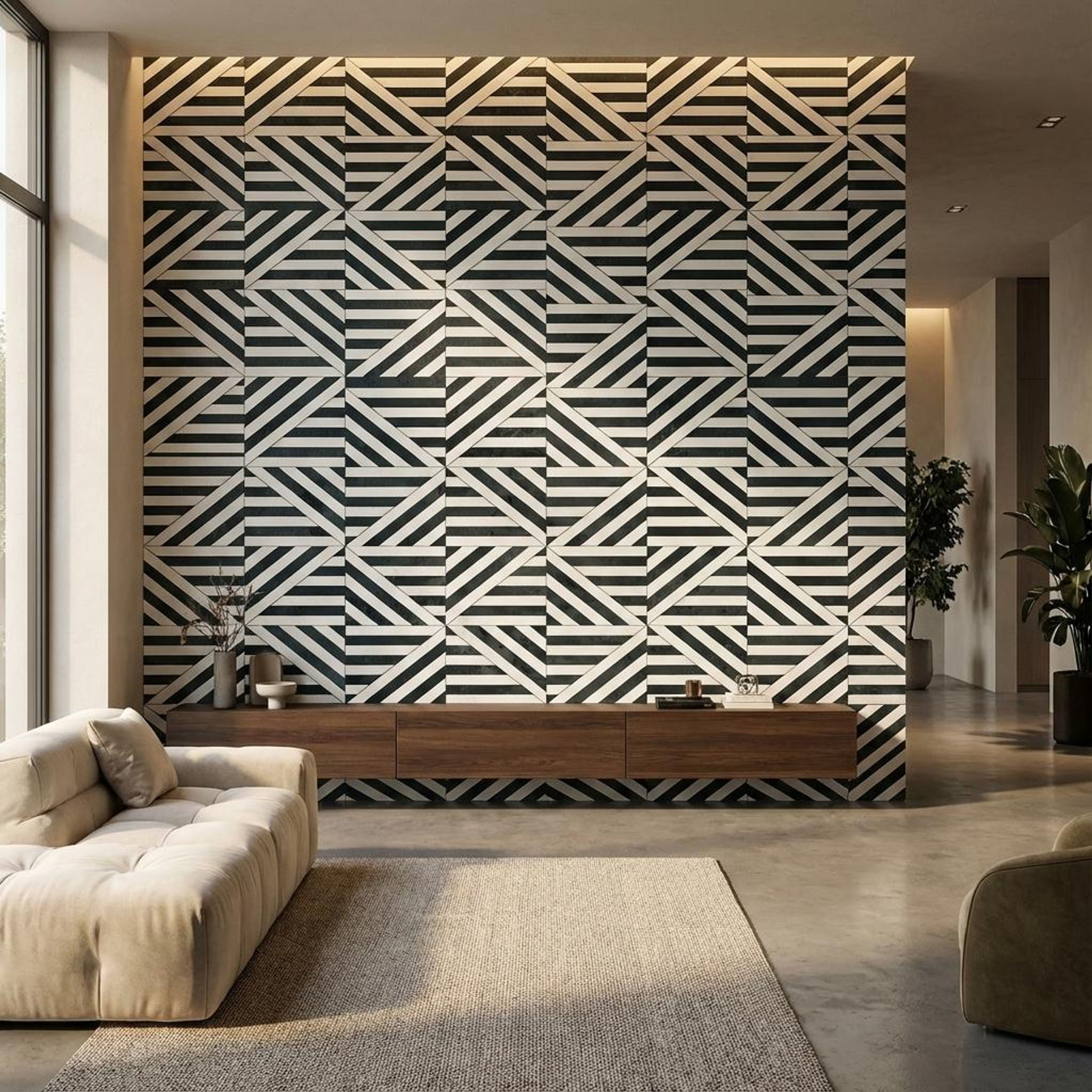Sigma Bianco Ornament, Medium Grey, Patterned, Tiles - Vitrified - Full Body, 4 x 2 ft, 9 mm