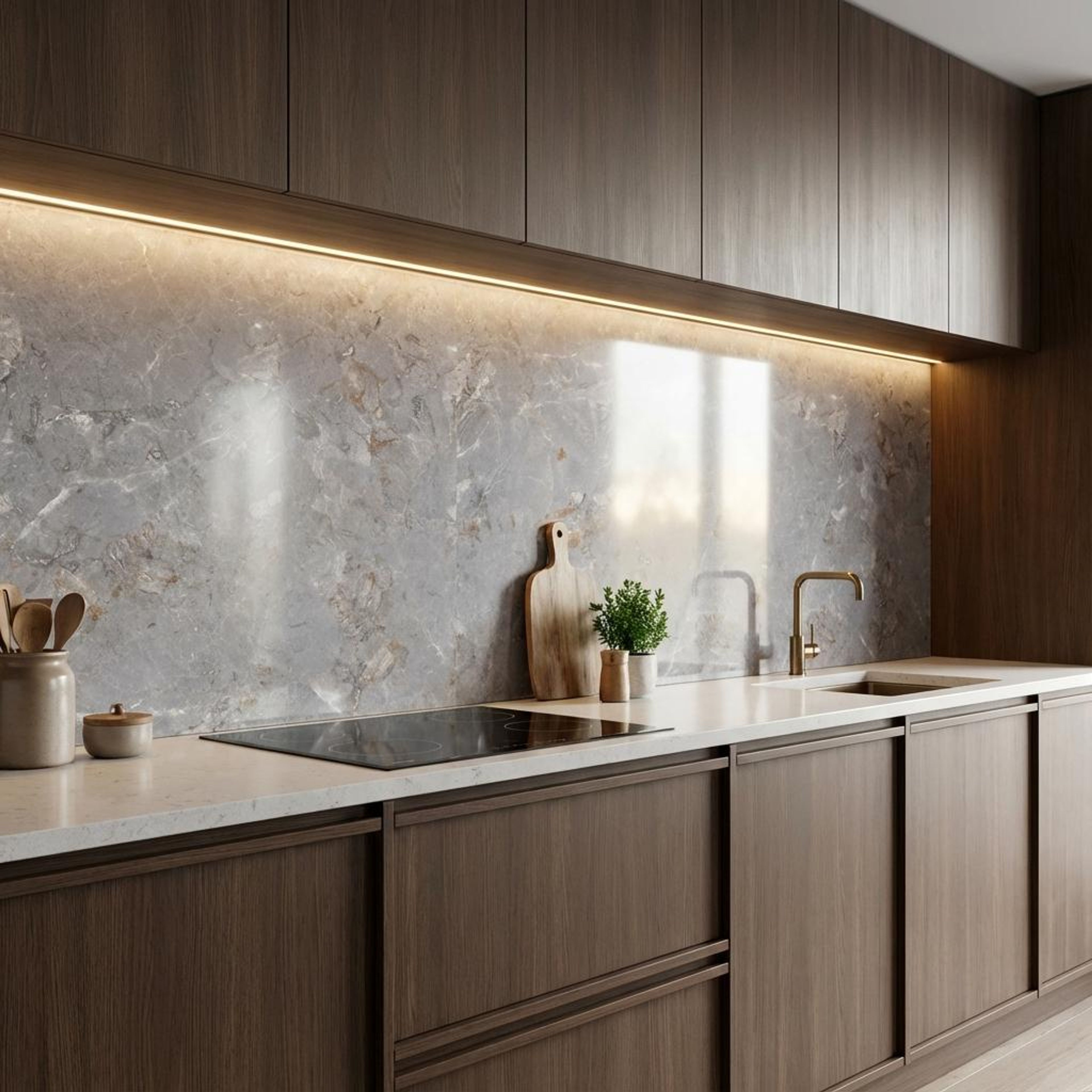 Nexus Sterling Cloud, Medium Grey, Marble, Tiles - Ceramic, 4 x 2 ft, 8.5 mm