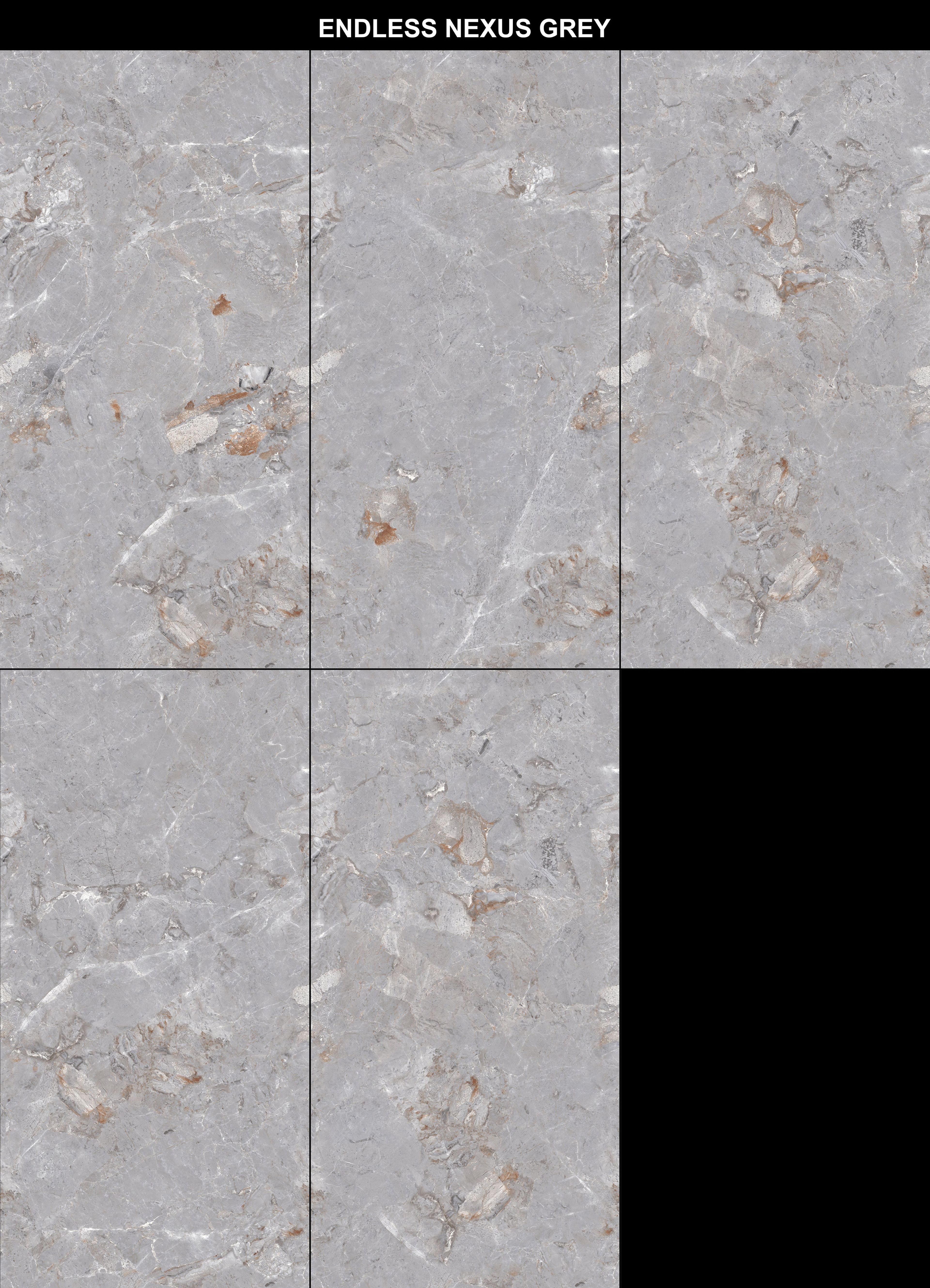 Nexus Sterling Cloud, Medium Grey, Marble, Tiles - Ceramic, 4 x 2 ft, 8.5 mm
