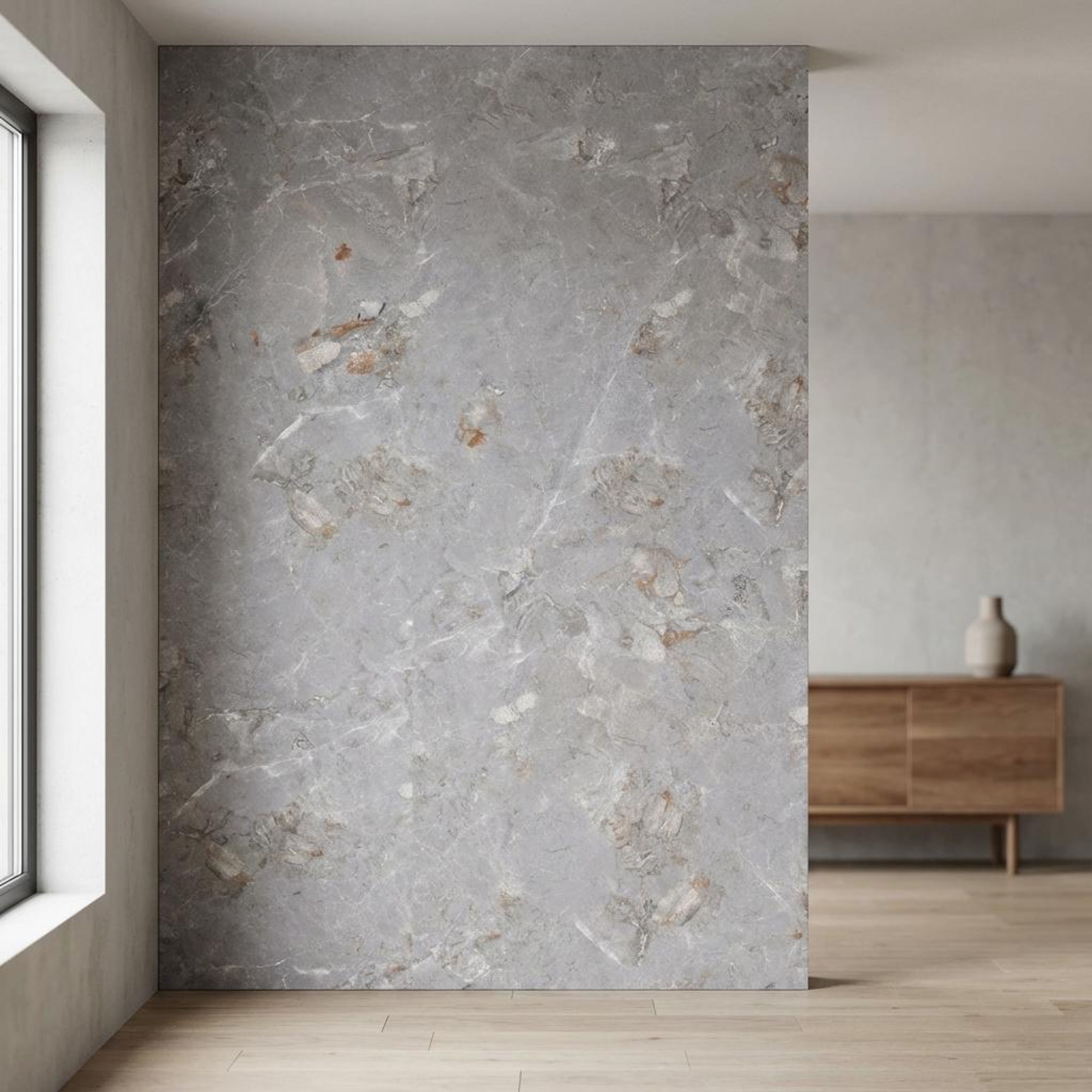 Nexus Sterling Cloud, Medium Grey, Marble, Tiles - Ceramic, 4 x 2 ft, 8.5 mm