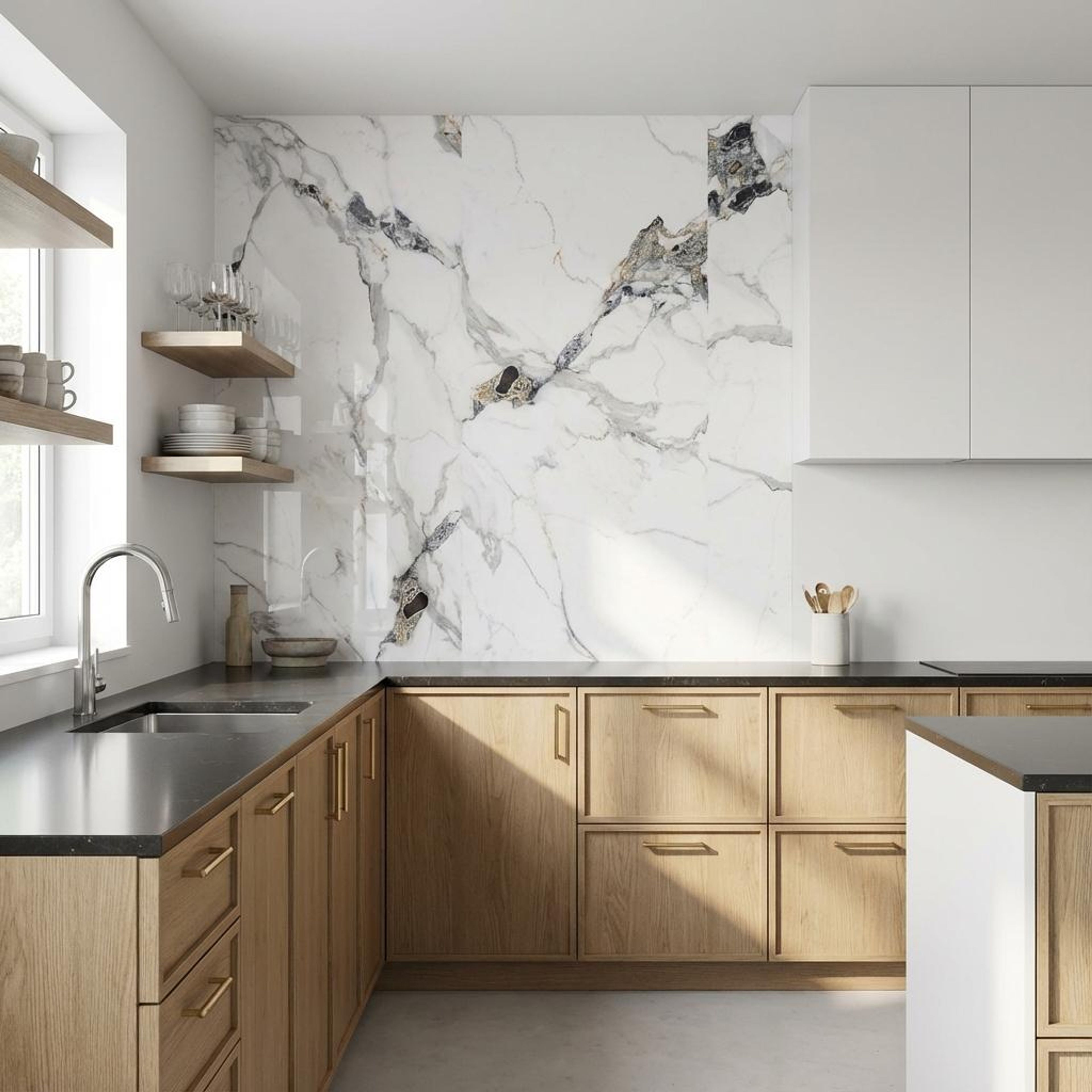 Imperial Mistral, Warm White, Marble, Tiles - Ceramic, 4 x 2 ft, 8.5 mm