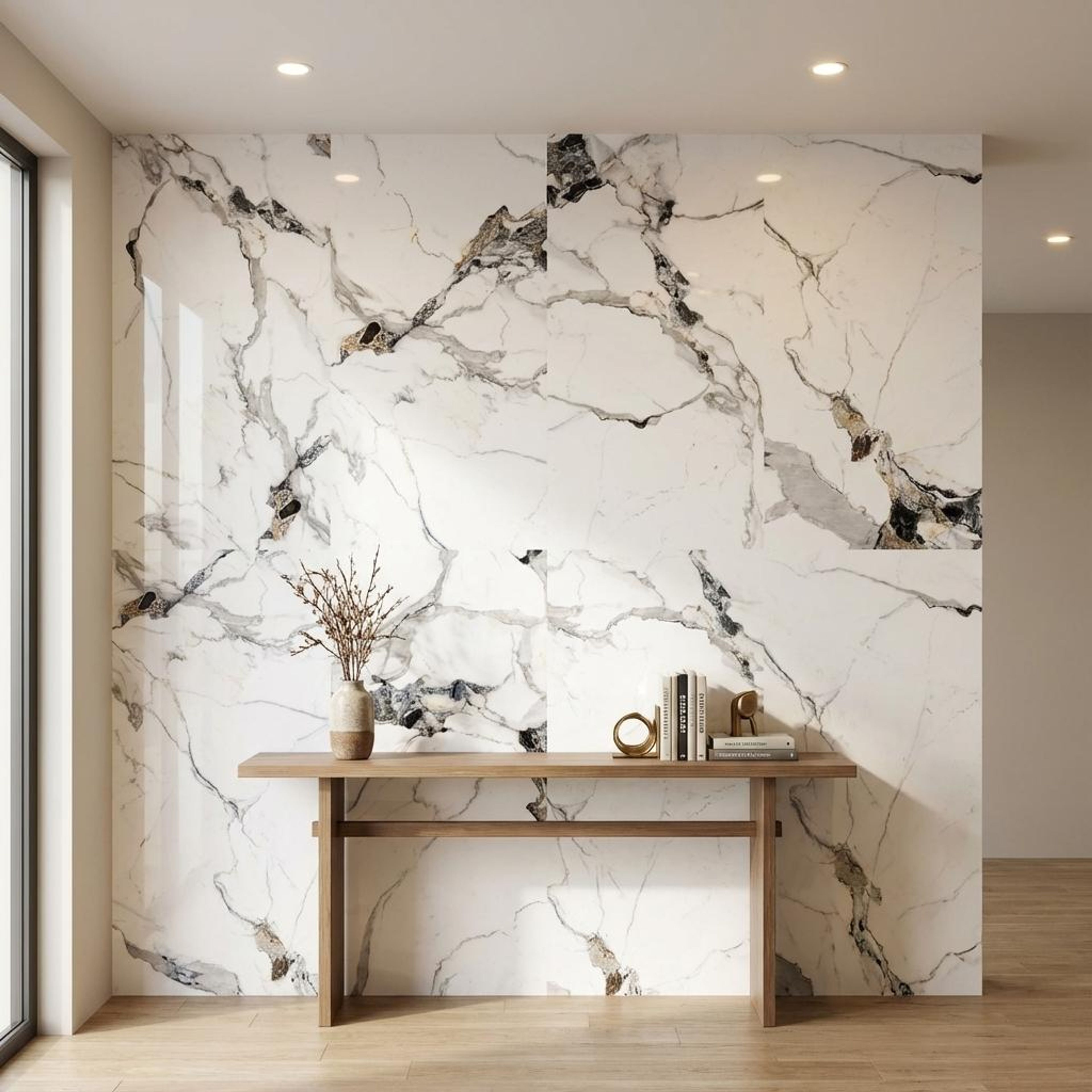 Imperial Mistral, Warm White, Marble, Tiles - Ceramic, 4 x 2 ft, 8.5 mm