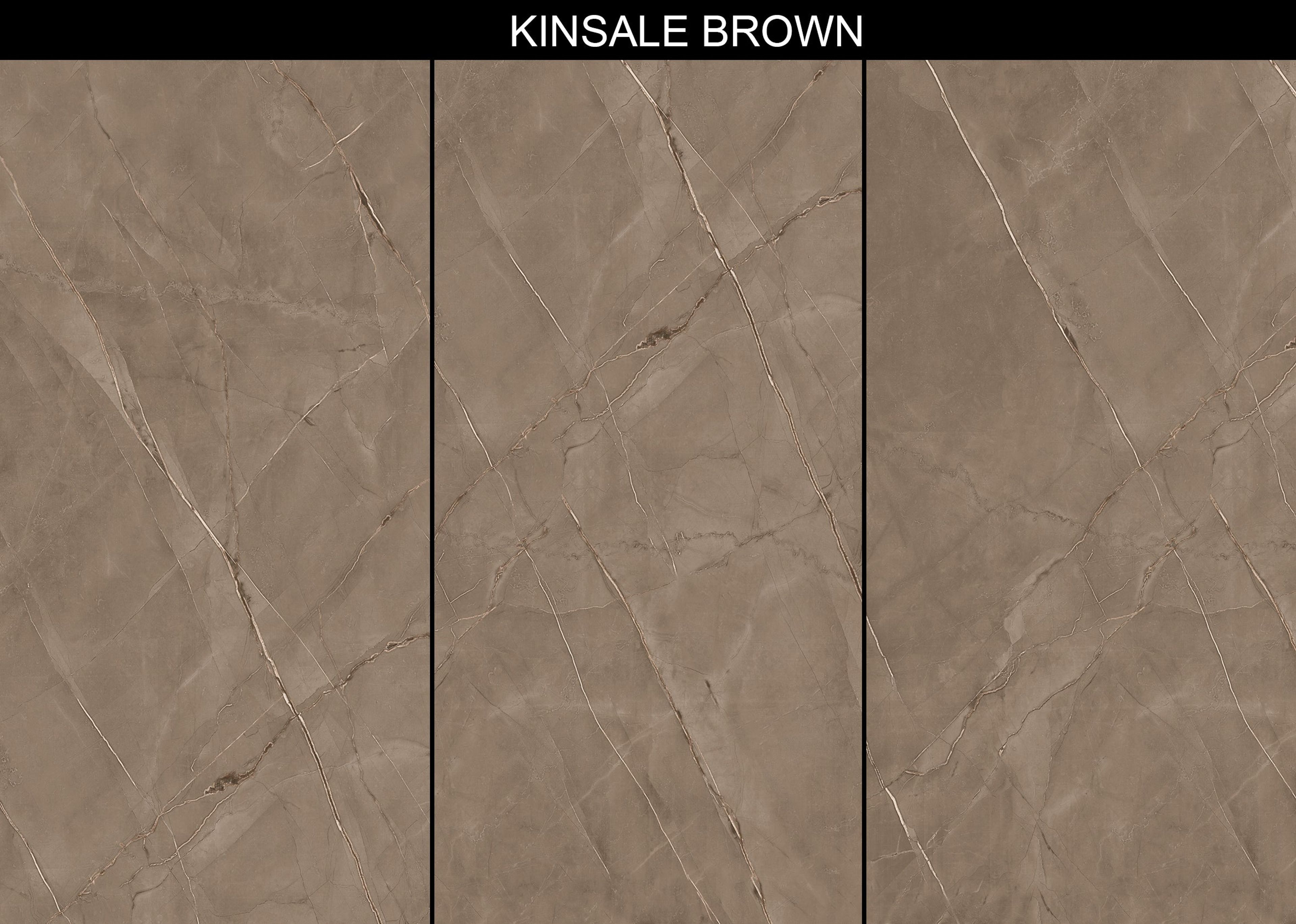 Kinsale Brown, Dark Brown, Marble, Tiles - Ceramic, 4 x 2 ft, 8.5 mm