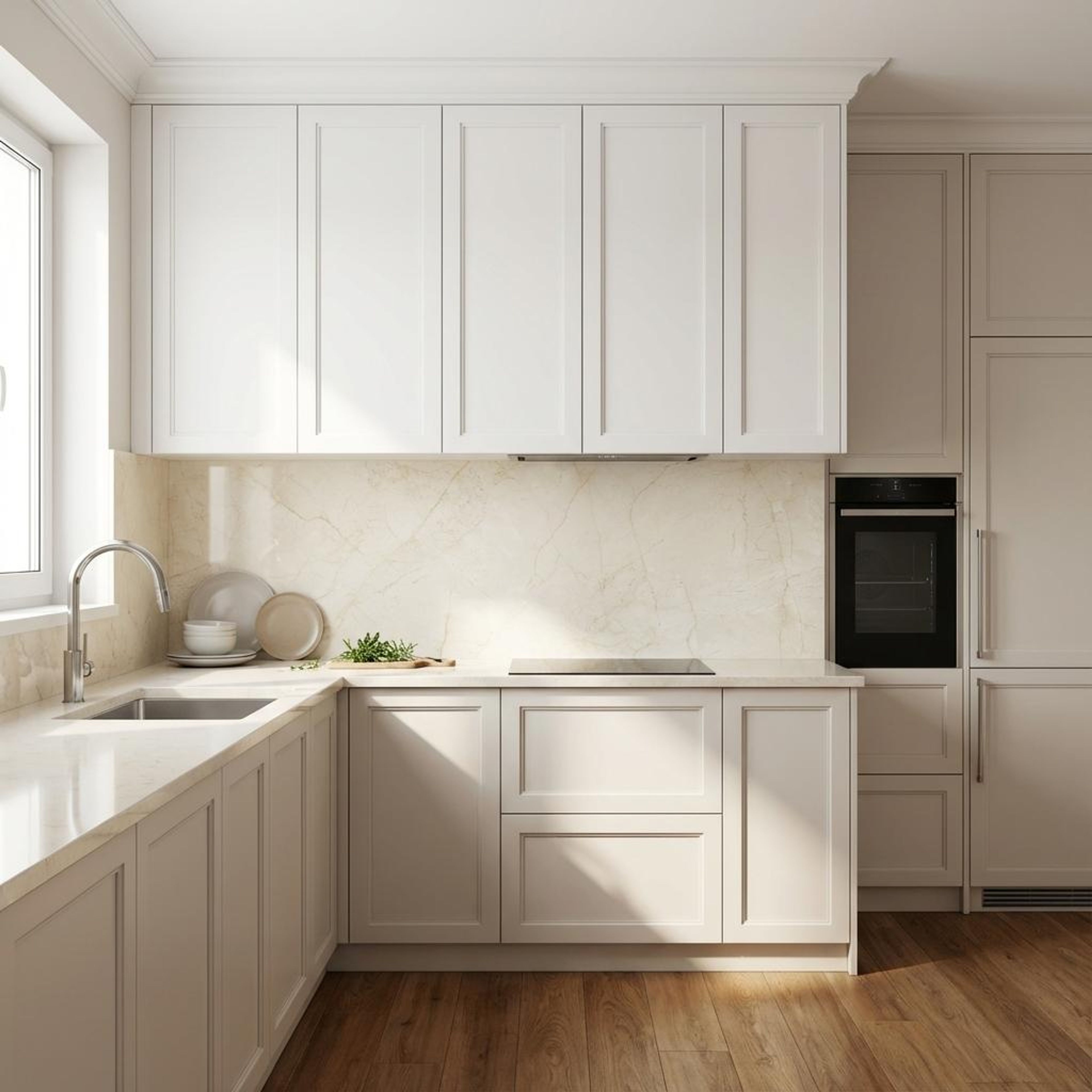Charisma Ivory, Beige, Marble, Tiles - Ceramic, 4 x 2 ft, 8.5 mm