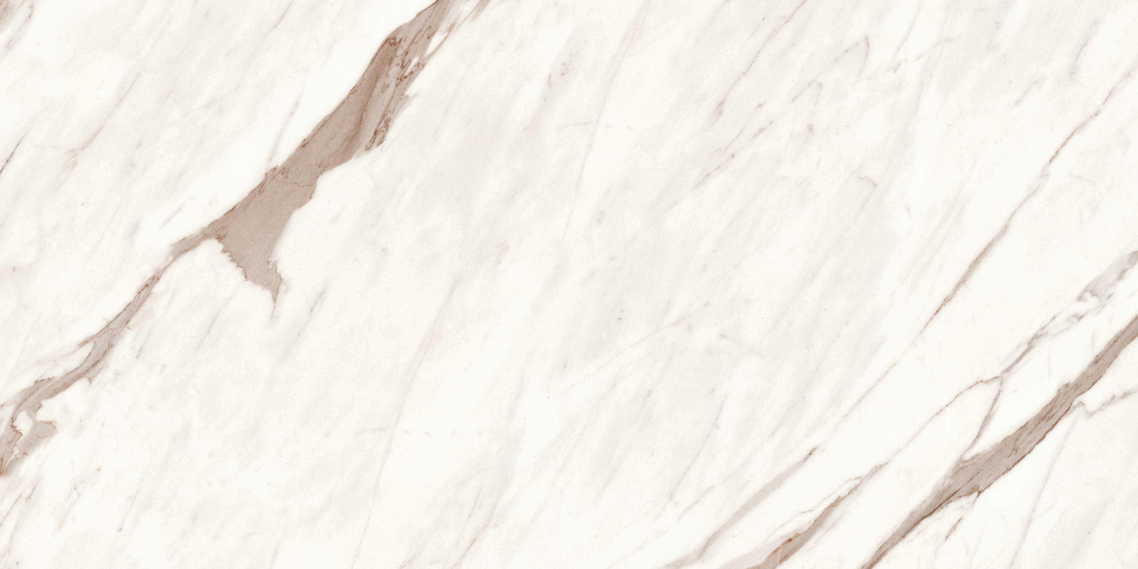 Calacatta Classico Prestige, Warm White, Marble, Tiles - Vitrified - Full Body, 4 x 2 ft, 9 mm