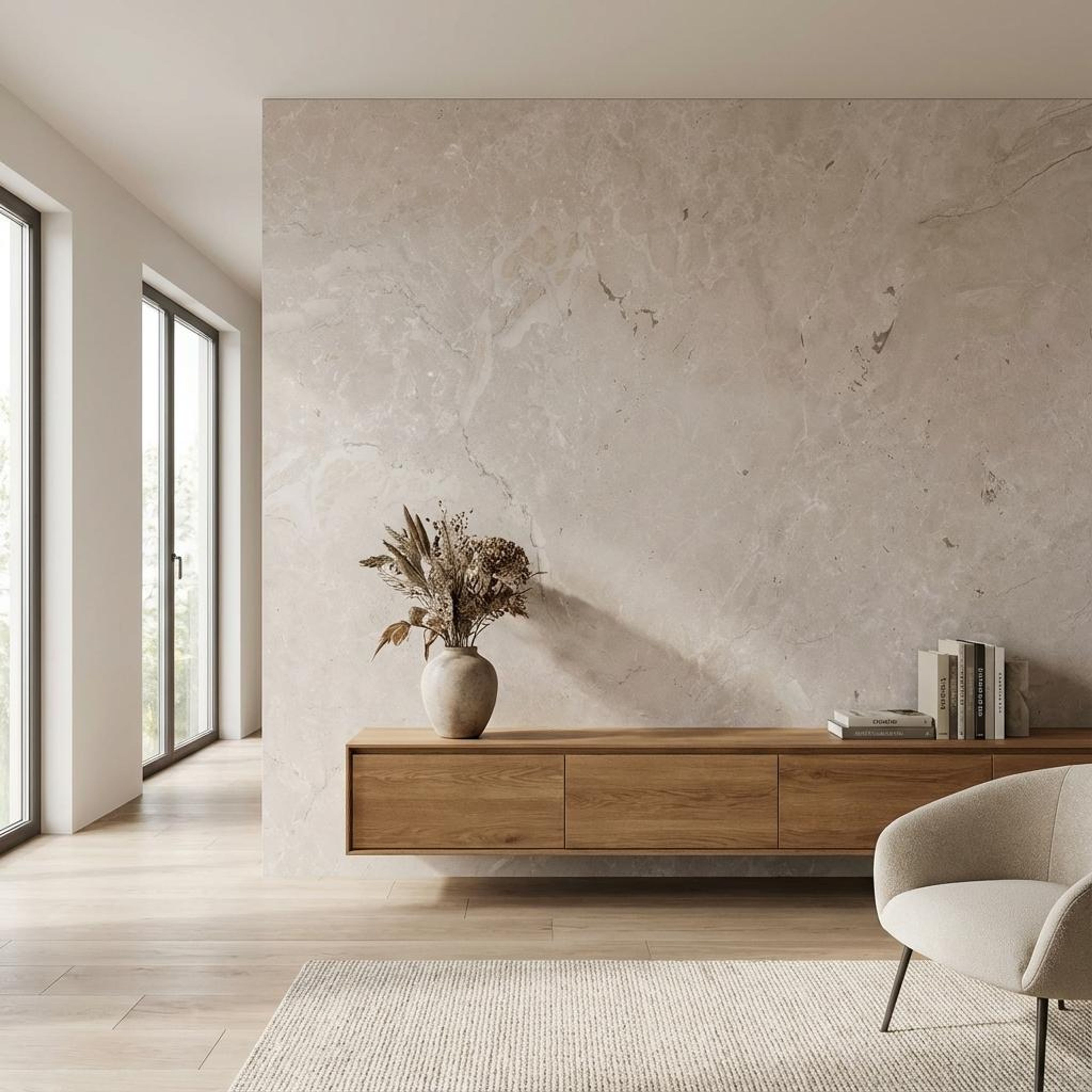Montana Frost Silk, Beige, Marble, Tiles - Vitrified - Full Body, 5 x 2.5 ft, 9 mm