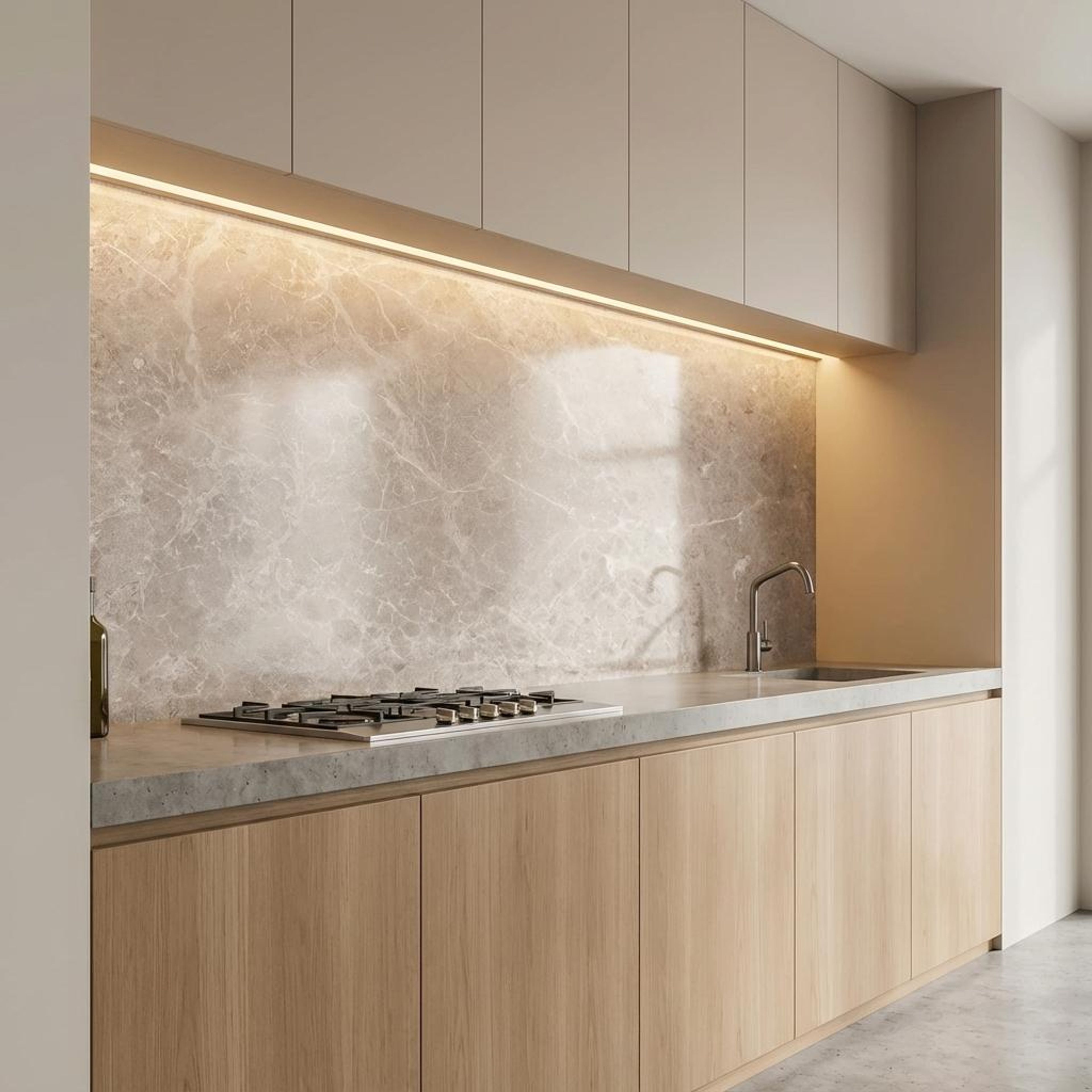 Renova Frost Cloud, Cream, Marble, Tiles - Vitrified - Full Body, 5 x 2.5 ft, 9 mm
