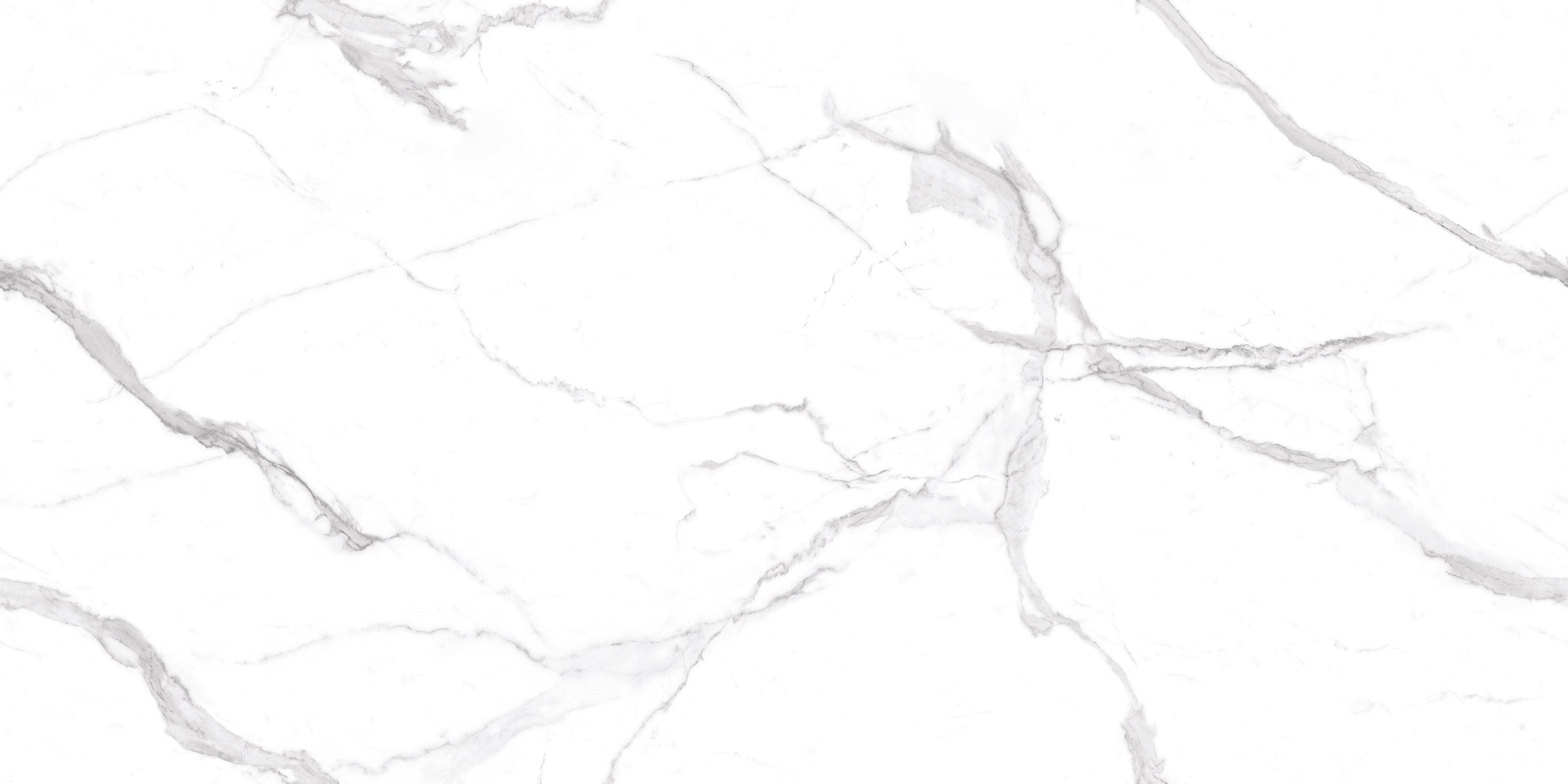 Statuario Grace, Pure White, Marble, Tiles - Vitrified - Full Body, 5 x 2.5 ft, 9 mm