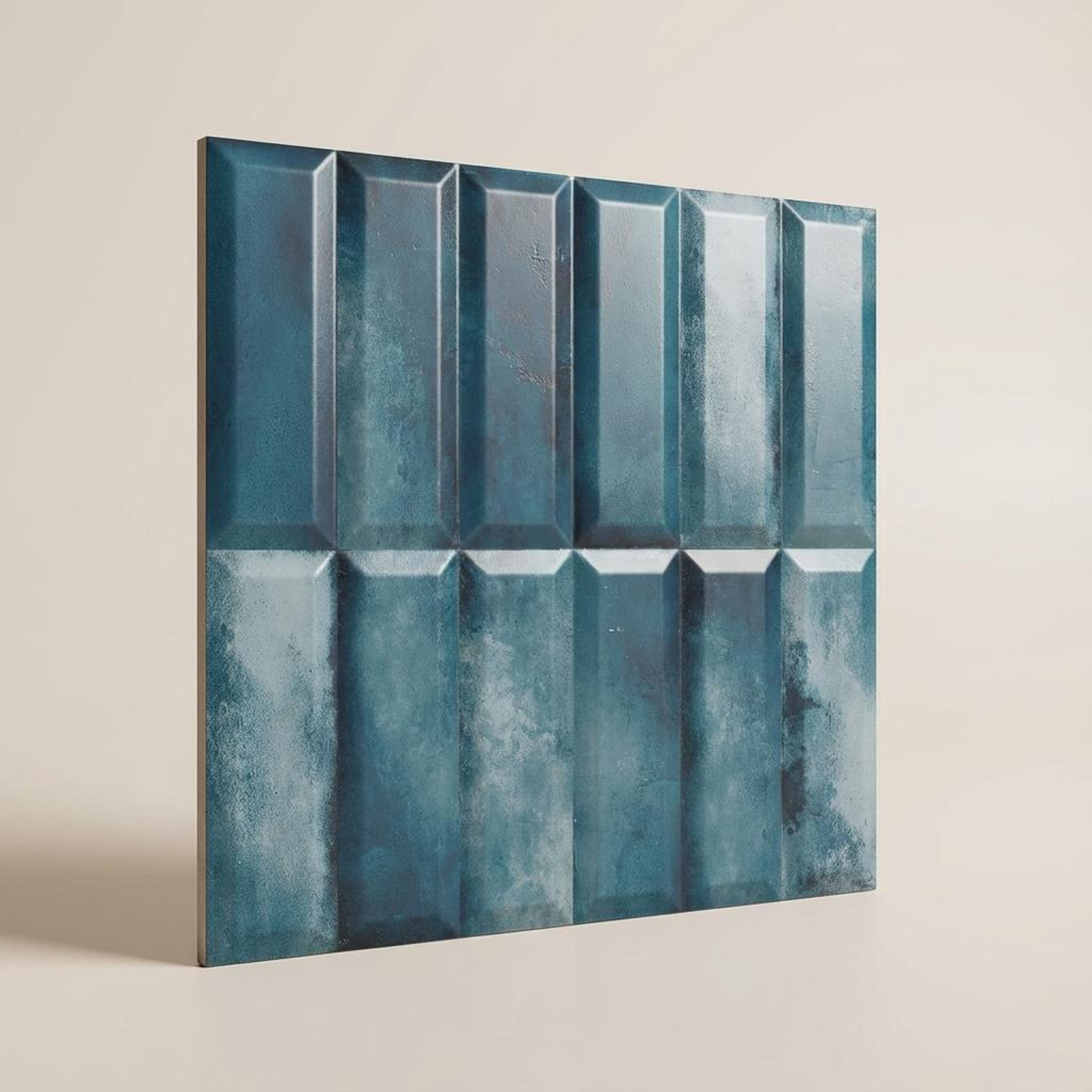 Harmony Haven, Blue, Subway, Tiles - Ceramic, 1 x 1 ft, 7 mm