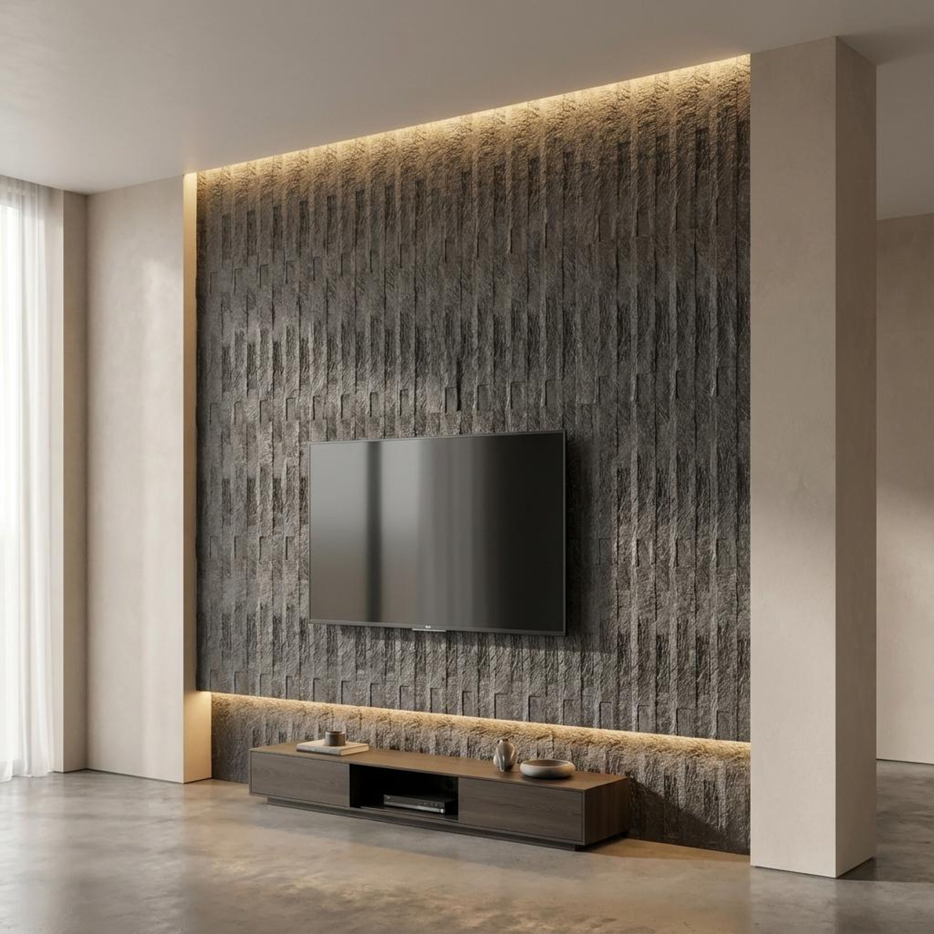 Sora Weave 637 Multi-colour PVC Panels | 2 x 0.5 Ft, 2 mm