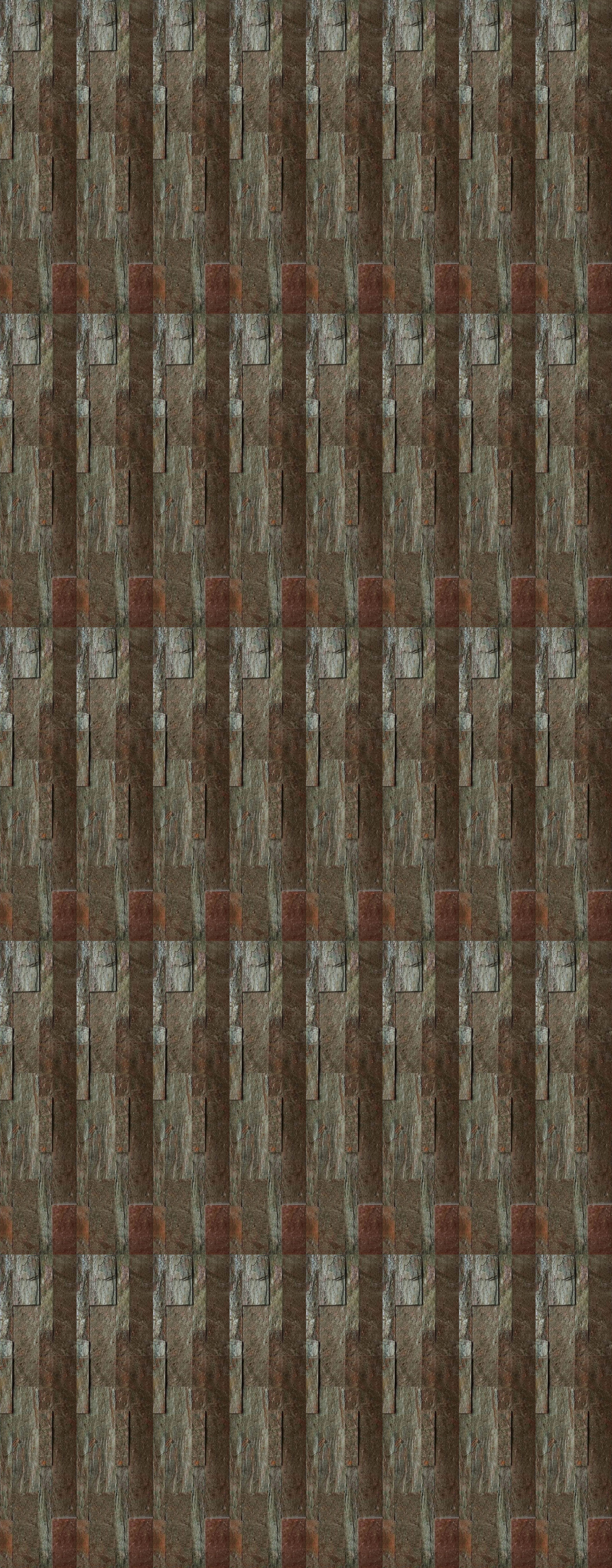 Lune Weave 636 Multi-colour PVC Panels | 2 x 0.5 Ft, 2 mm