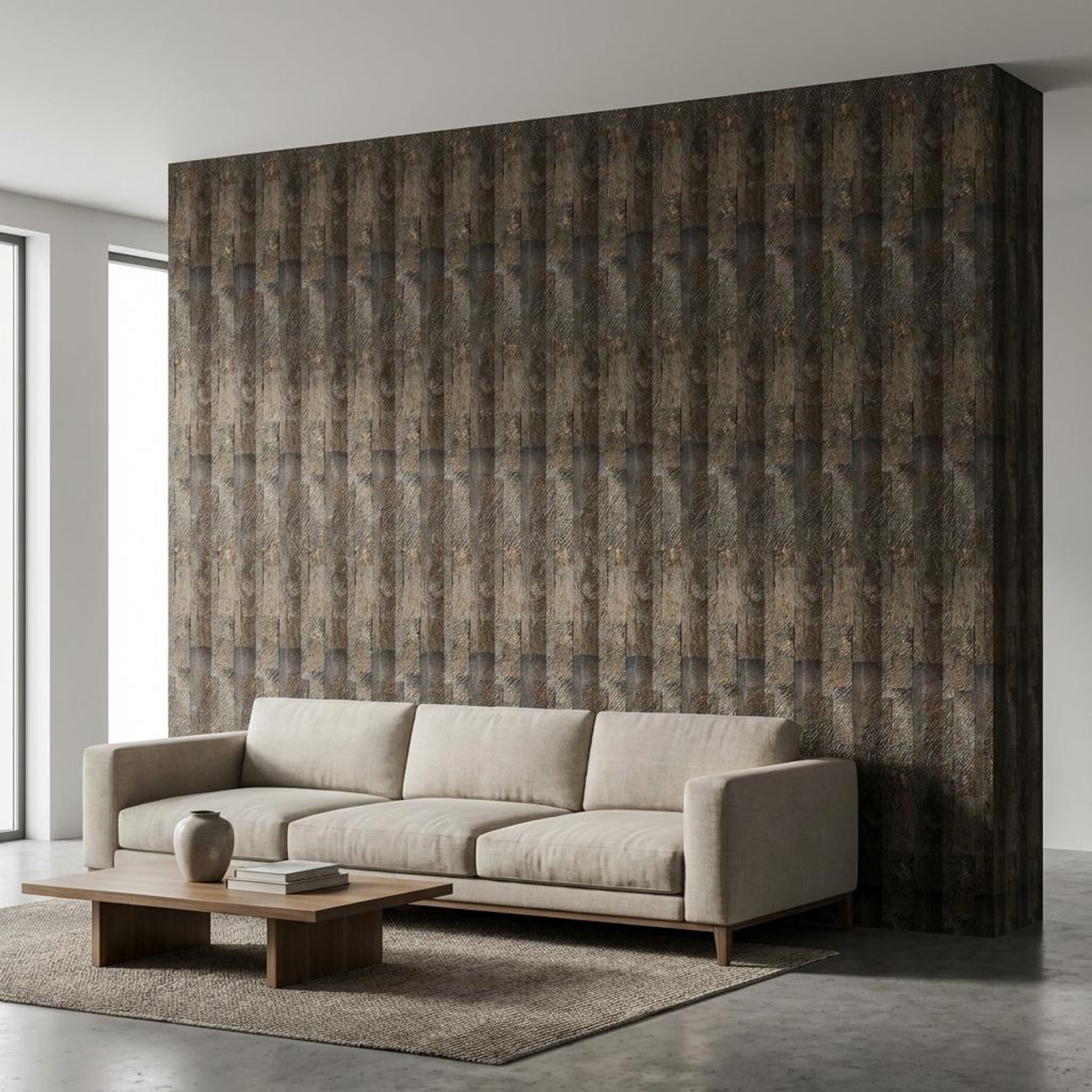 Aura Drift 634 Multi-colour PVC Panels | 2 x 0.5 Ft, 2 mm