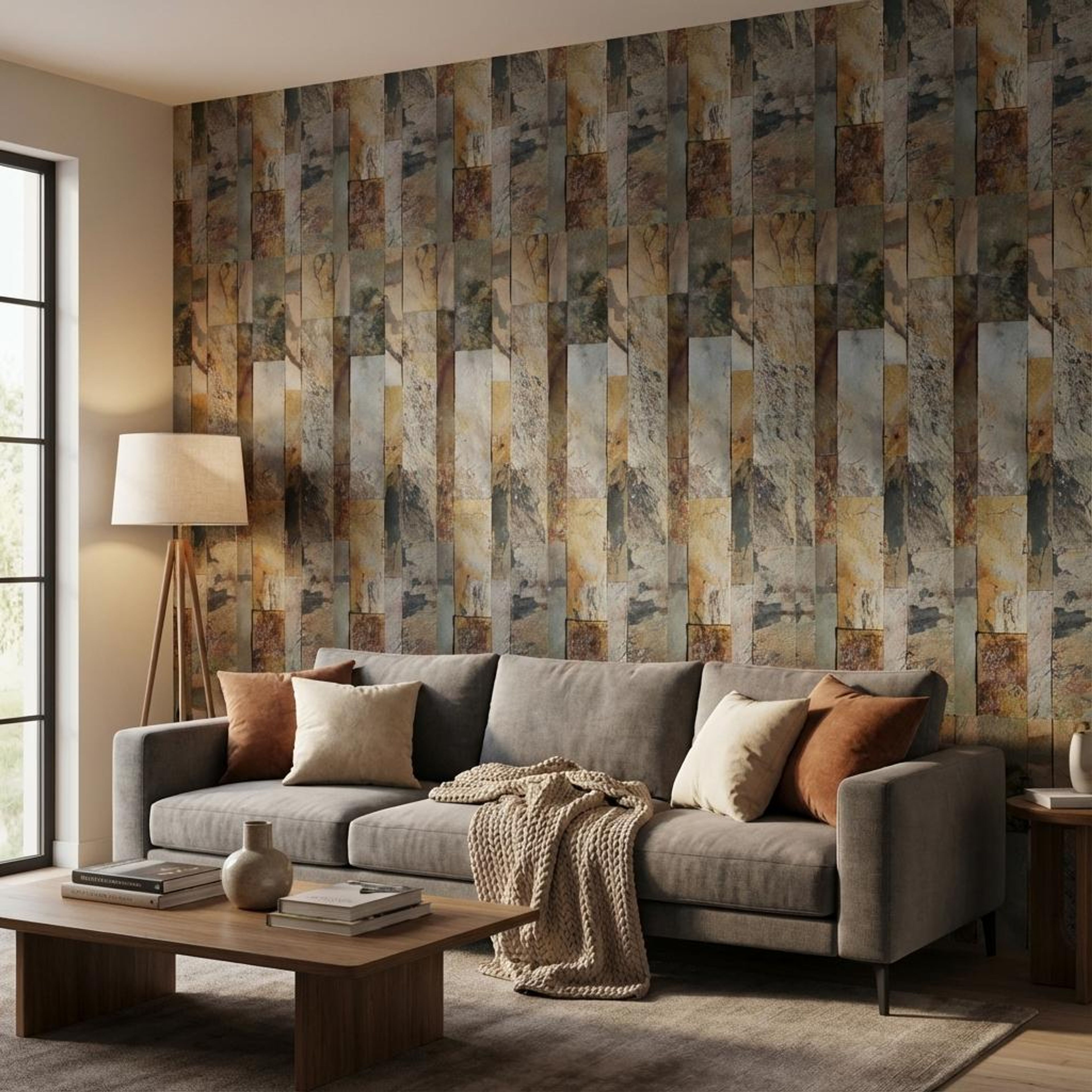 Lune Edge 629 Multi-colour PVC Panels | 2 x 0.5 Ft, 2 mm