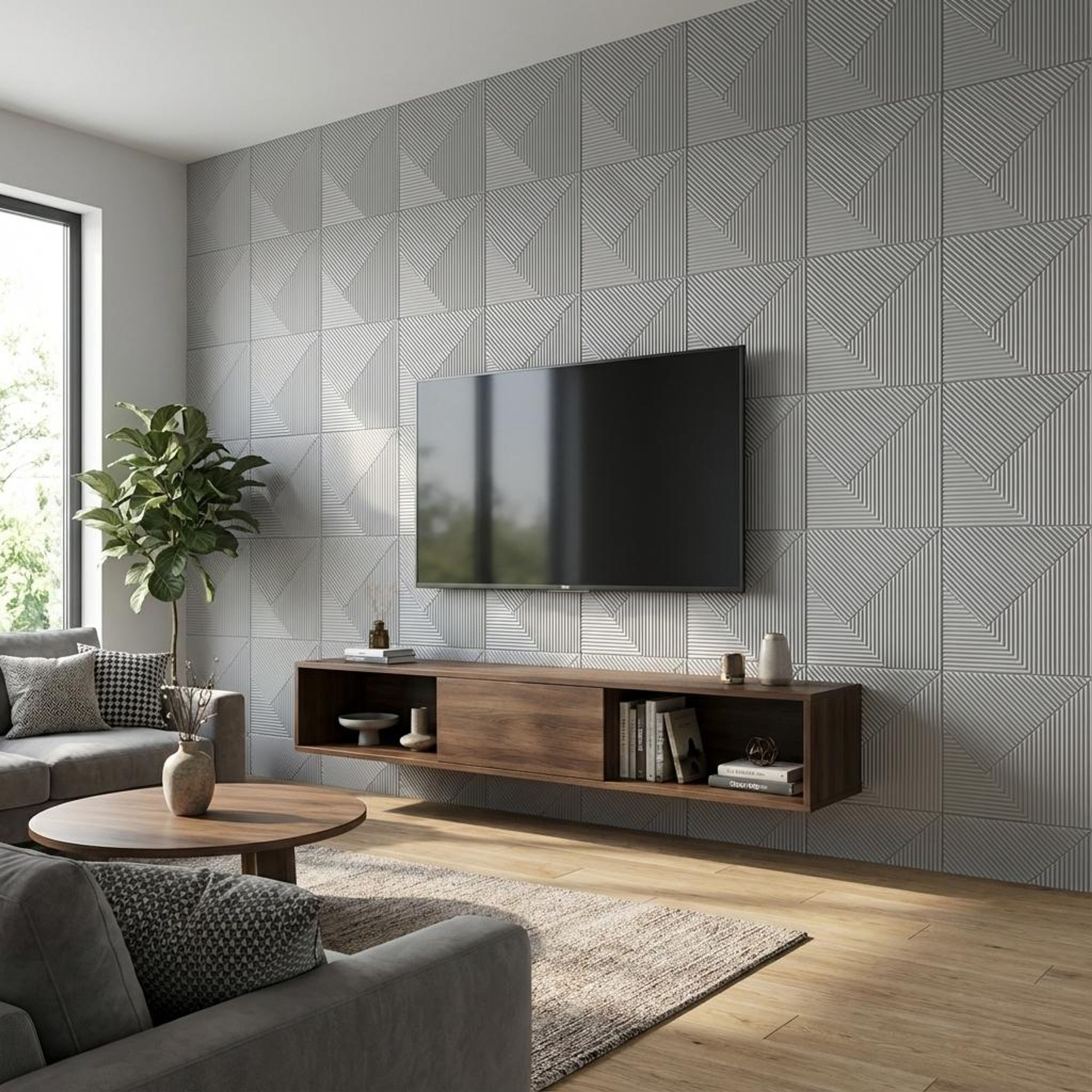 Viva Wood 625 White PVC Panels | 1.6 x 1.6 Ft, 1 mm