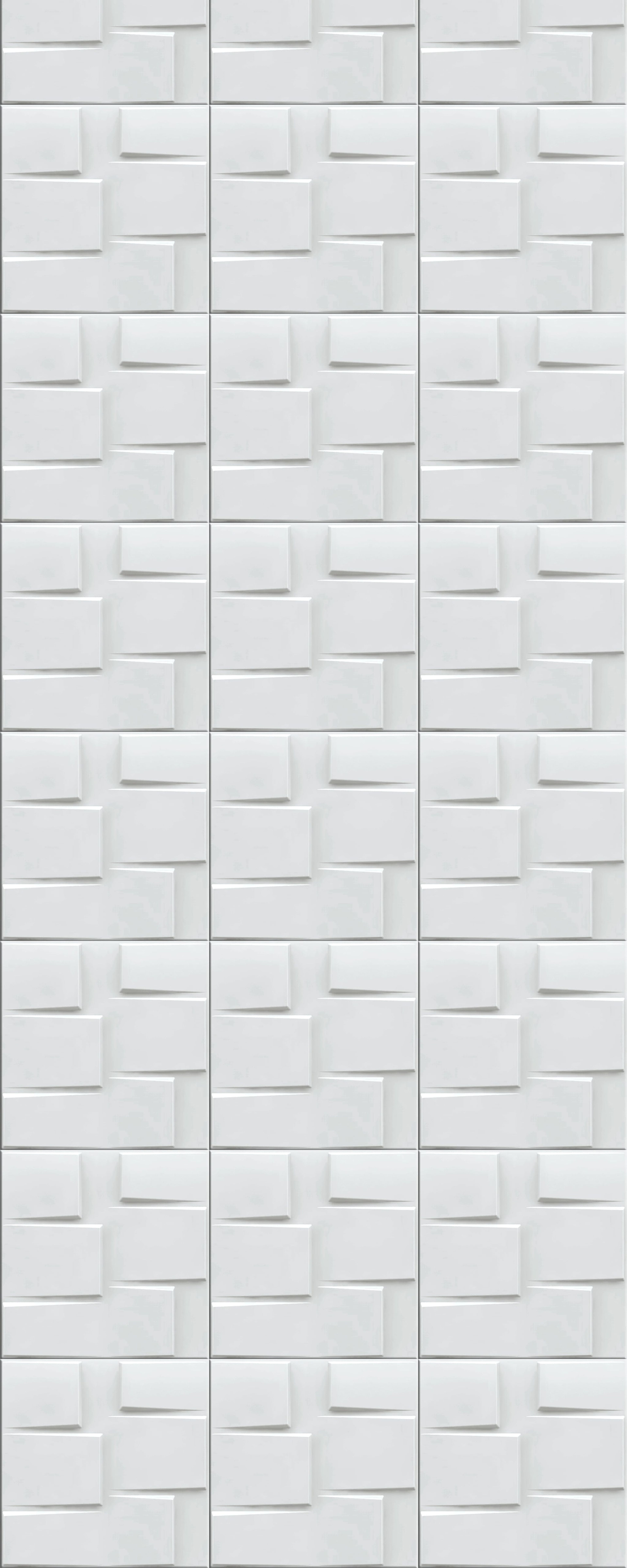 Pure Leaf 622 White PVC Panels | 1.6 x 1.6 Ft, 1 mm