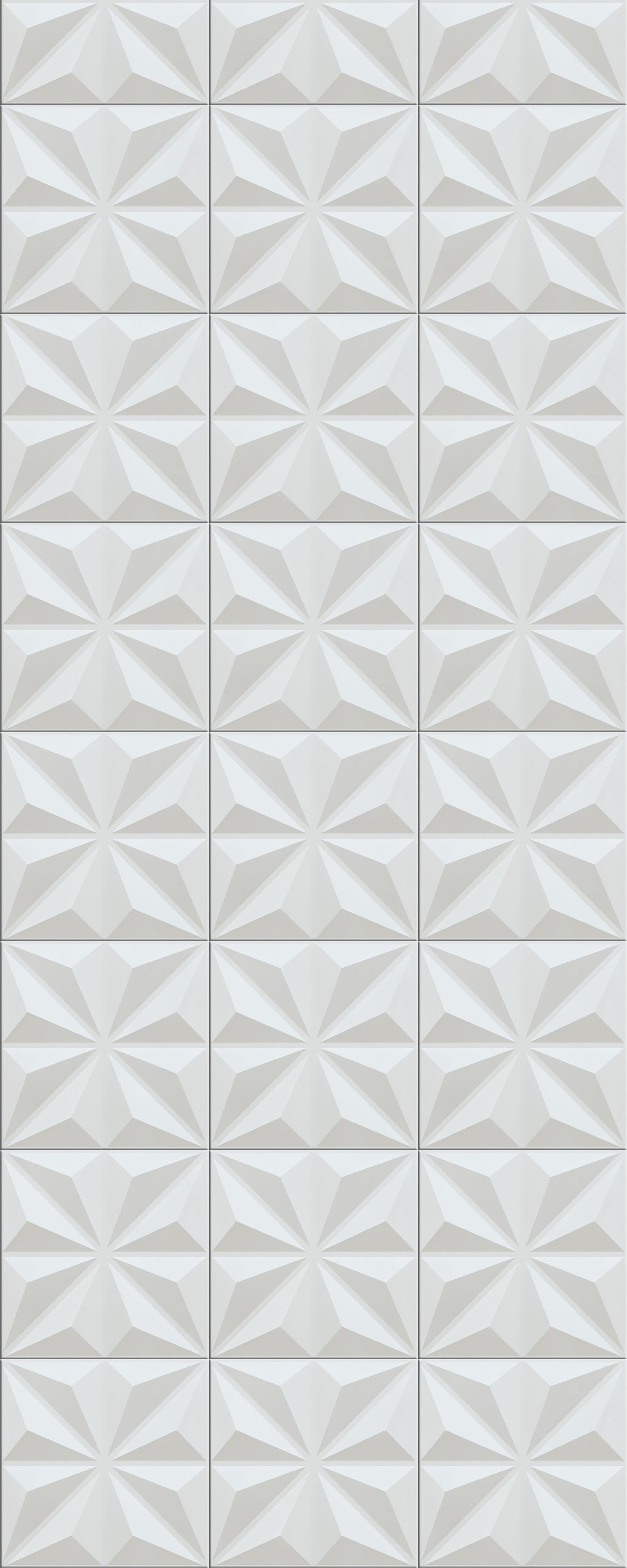 Viva Luxe 617 White PVC Panels | 1.6 x 1.6 Ft, 1 mm