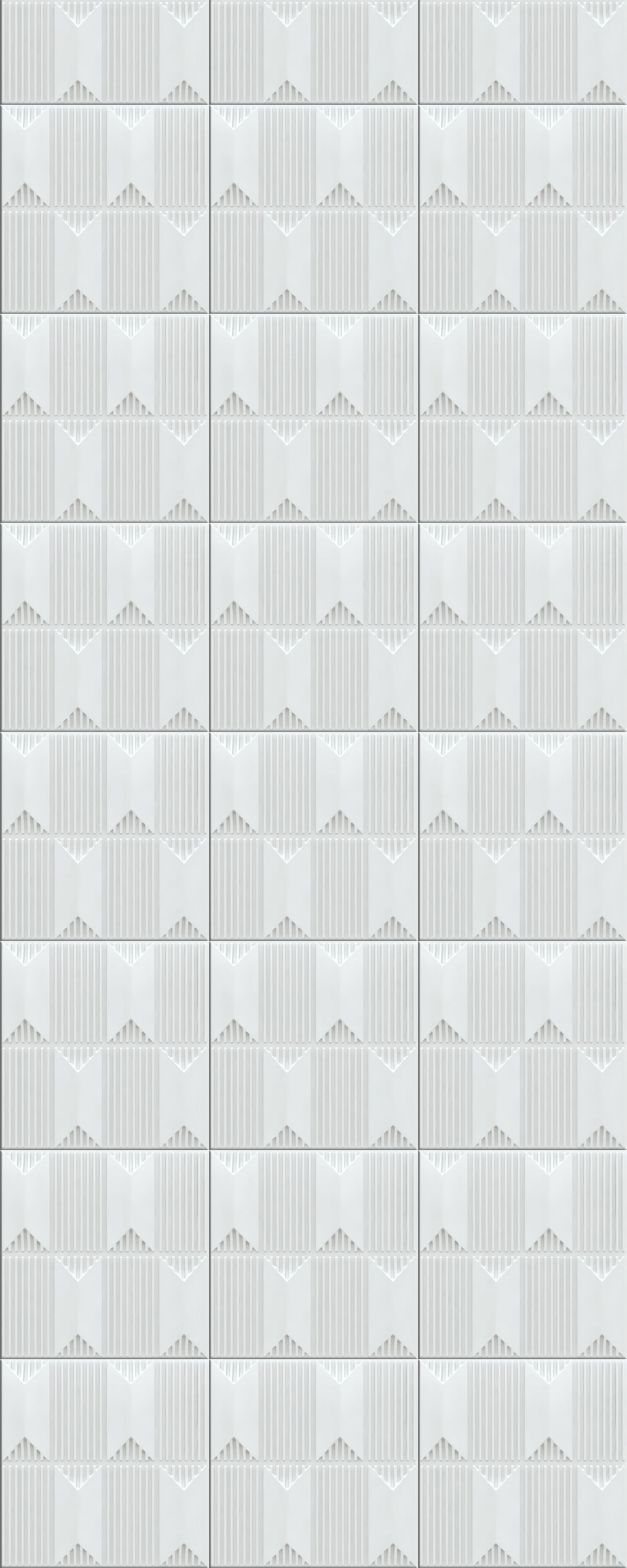 Elan Luxe 614 White PVC Panels | 1.6 x 1.6 Ft, 1 mm