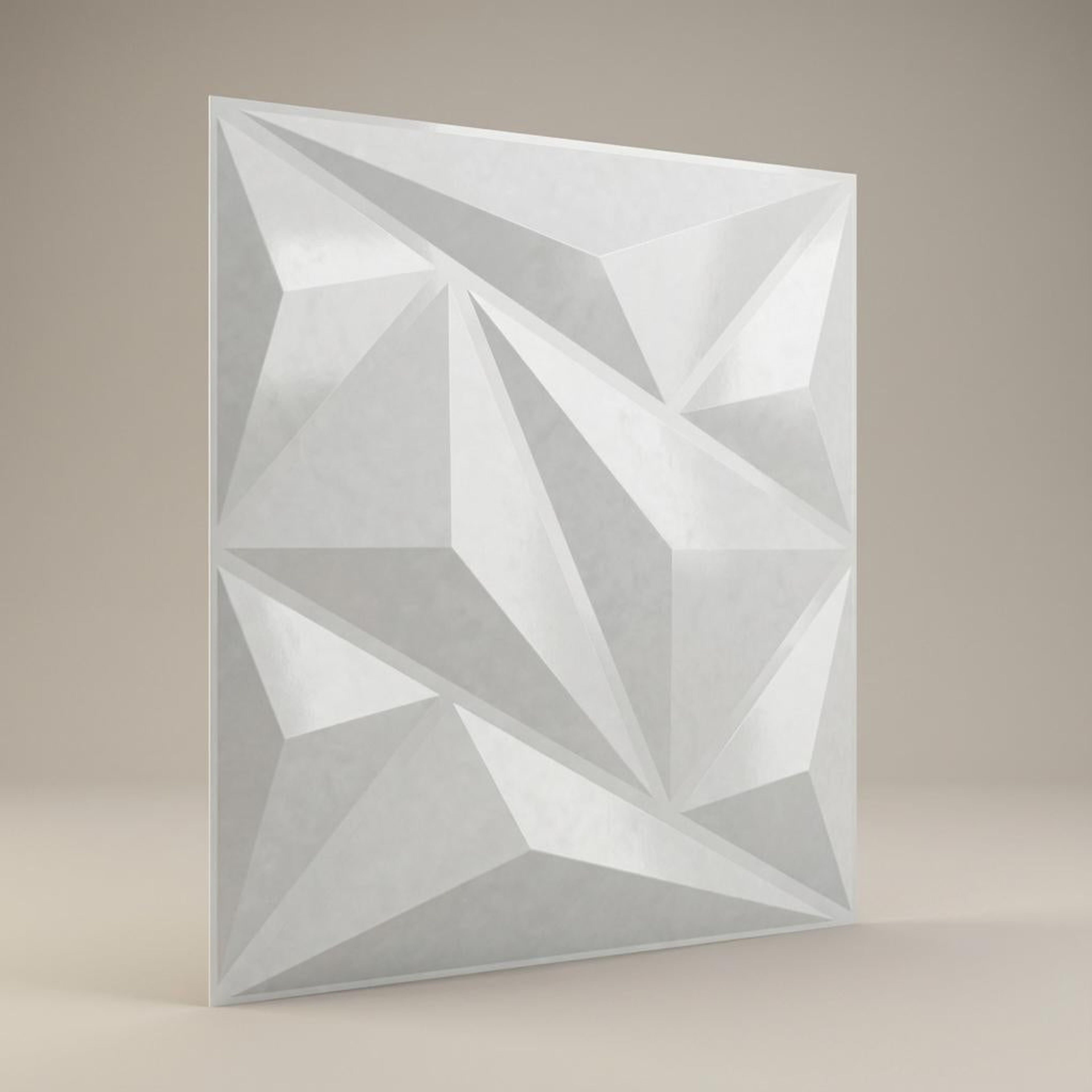 Aura Craft 613 White PVC Panels | 1.6 x 1.6 Ft, 1 mm