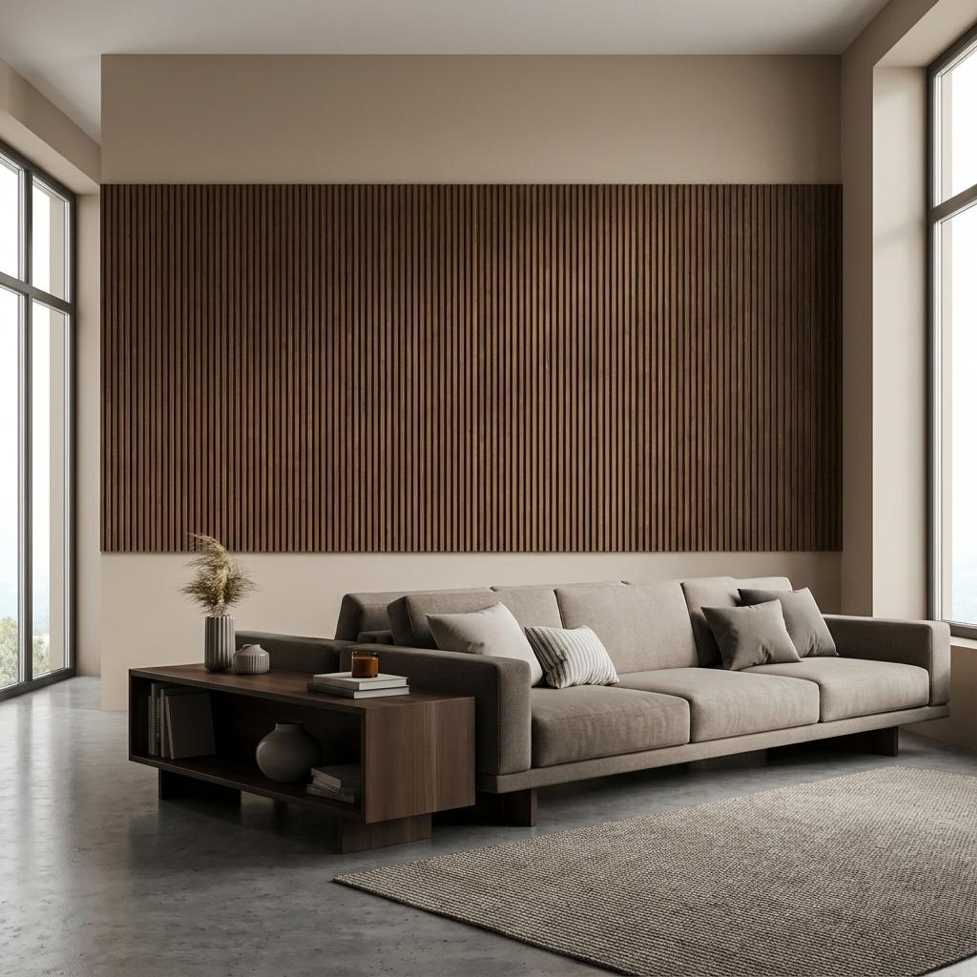 Umber Form 606 Multi-colour MDF Panels | 9 x 0.4 Ft, 12 mm