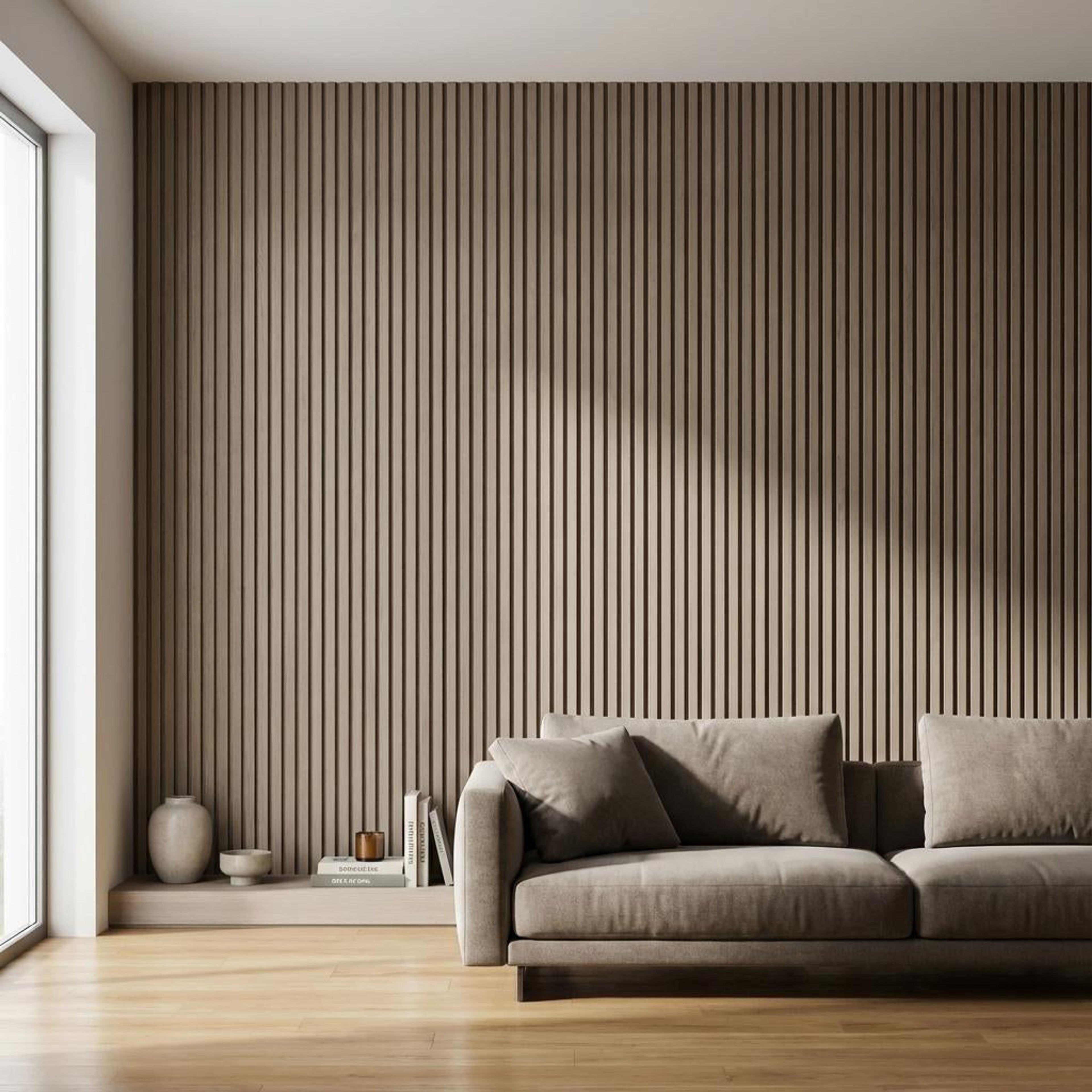 Umber Stone 604 Multi-colour MDF Panels | 8 x 0.4 Ft, 12 mm