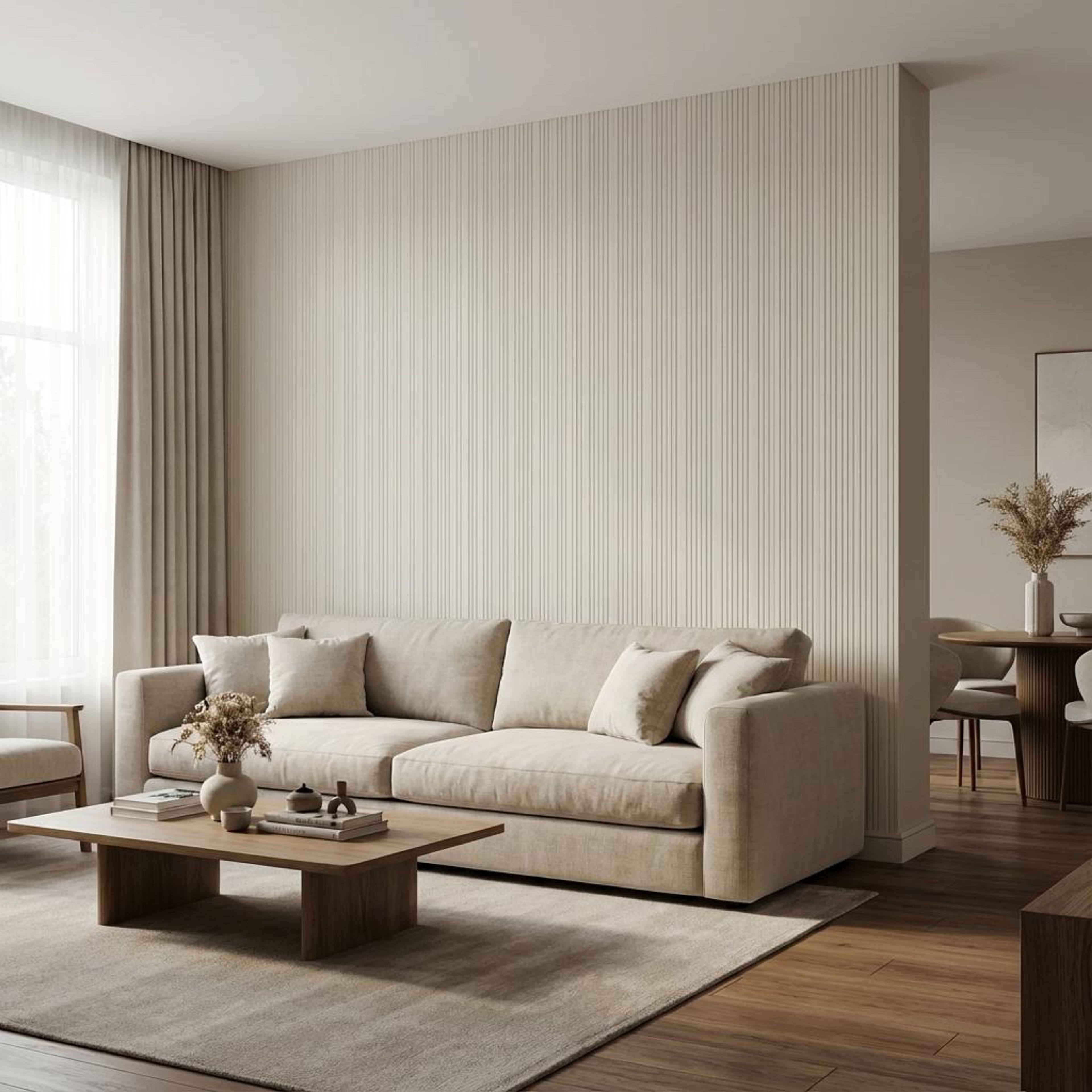 Aria Rise 597 Multi-colour MDF Panels | 8 x 0.4 Ft, 12 mm