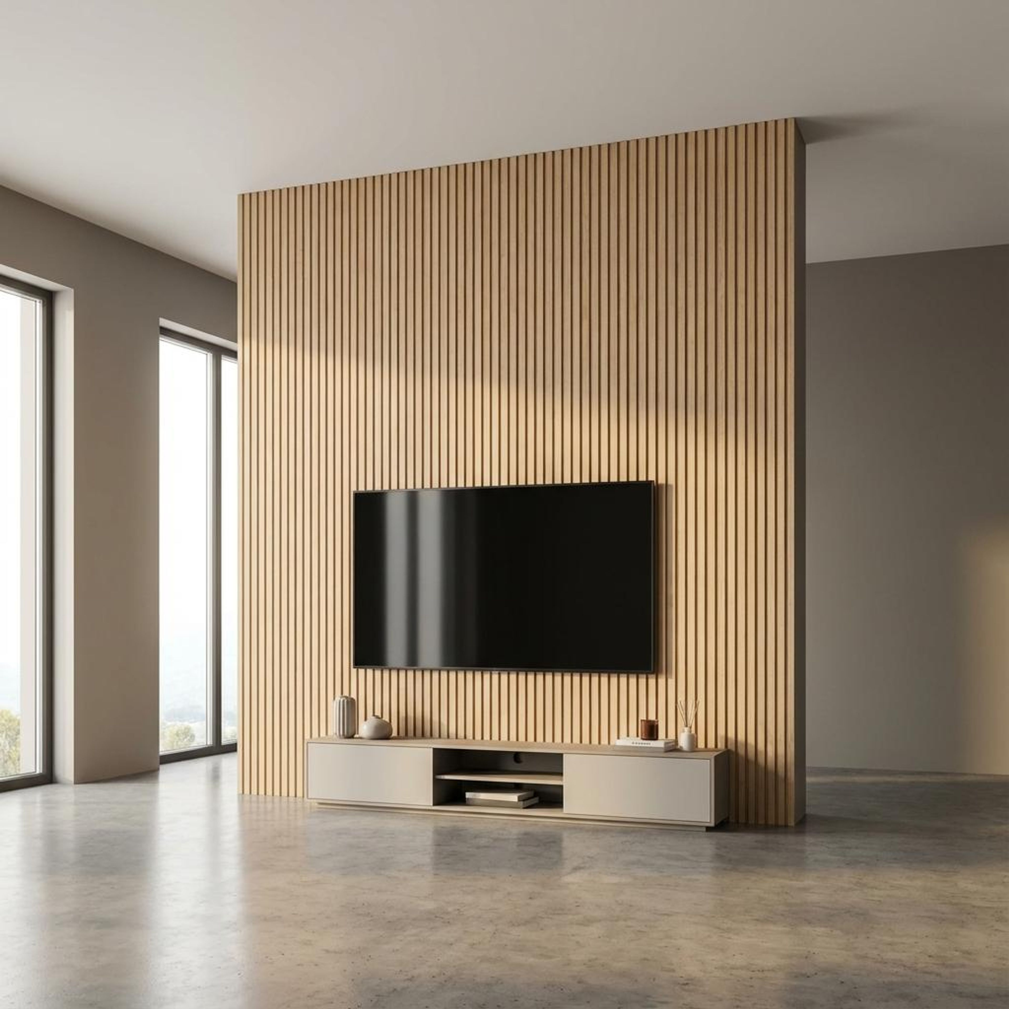 Côte Leaf 584 Multi-colour MDF Panels | 9 x 0.4 Ft, 18 mm
