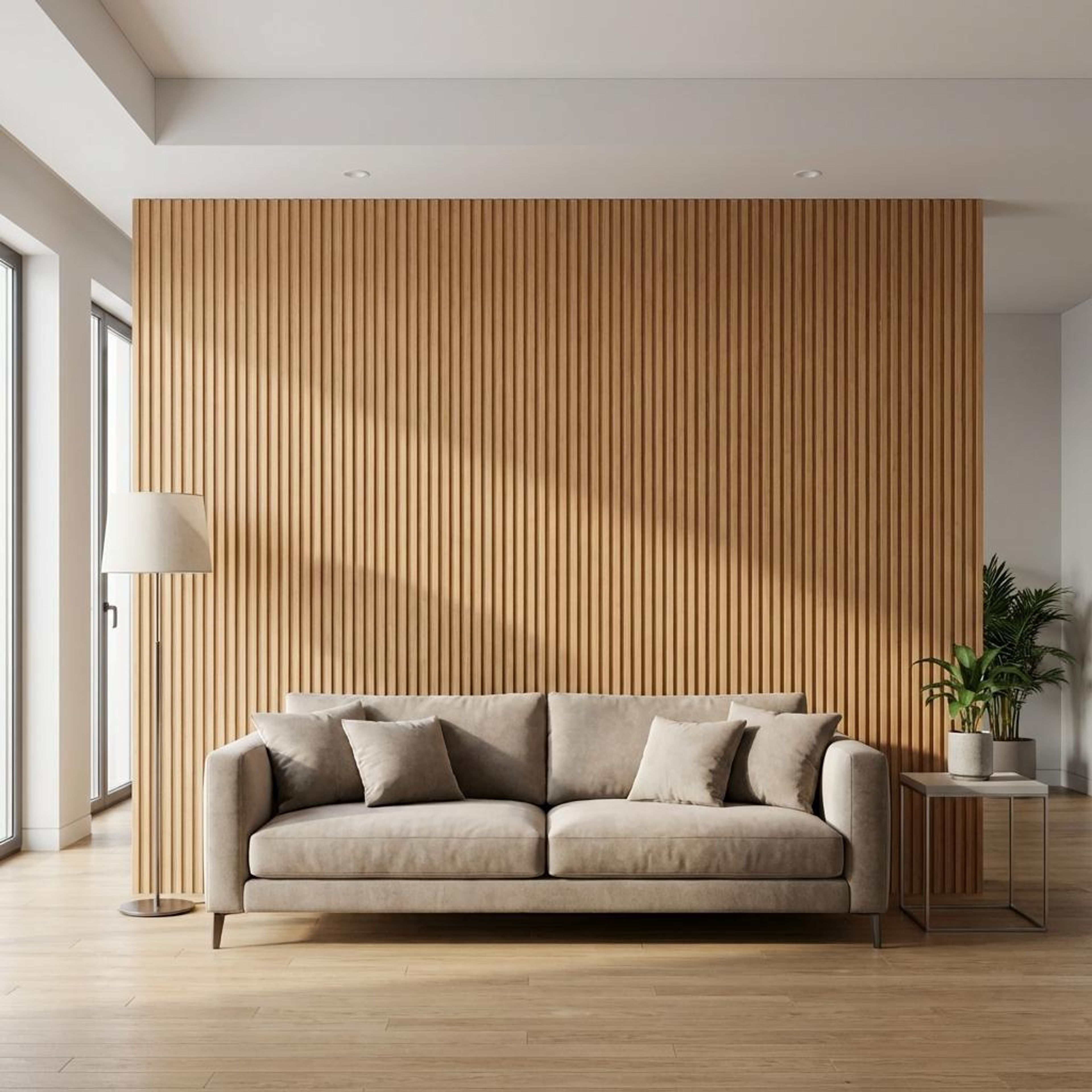 Silva Weave 574 Multi-colour MDF Panels | 9 x 0.4 Ft, 18 mm