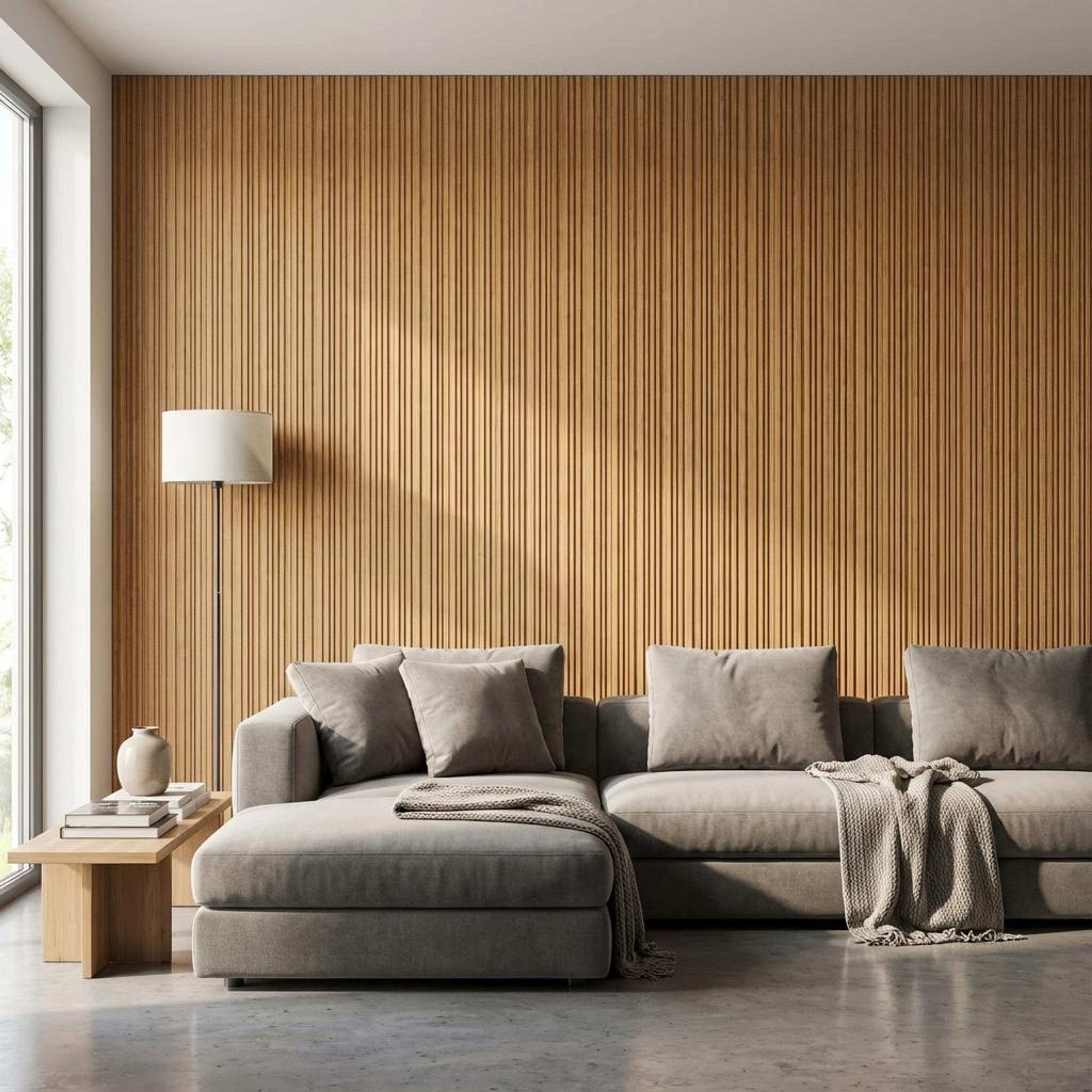 Sora Wood 573 Multi-colour MDF Panels | 9 x 0.4 Ft, 18 mm