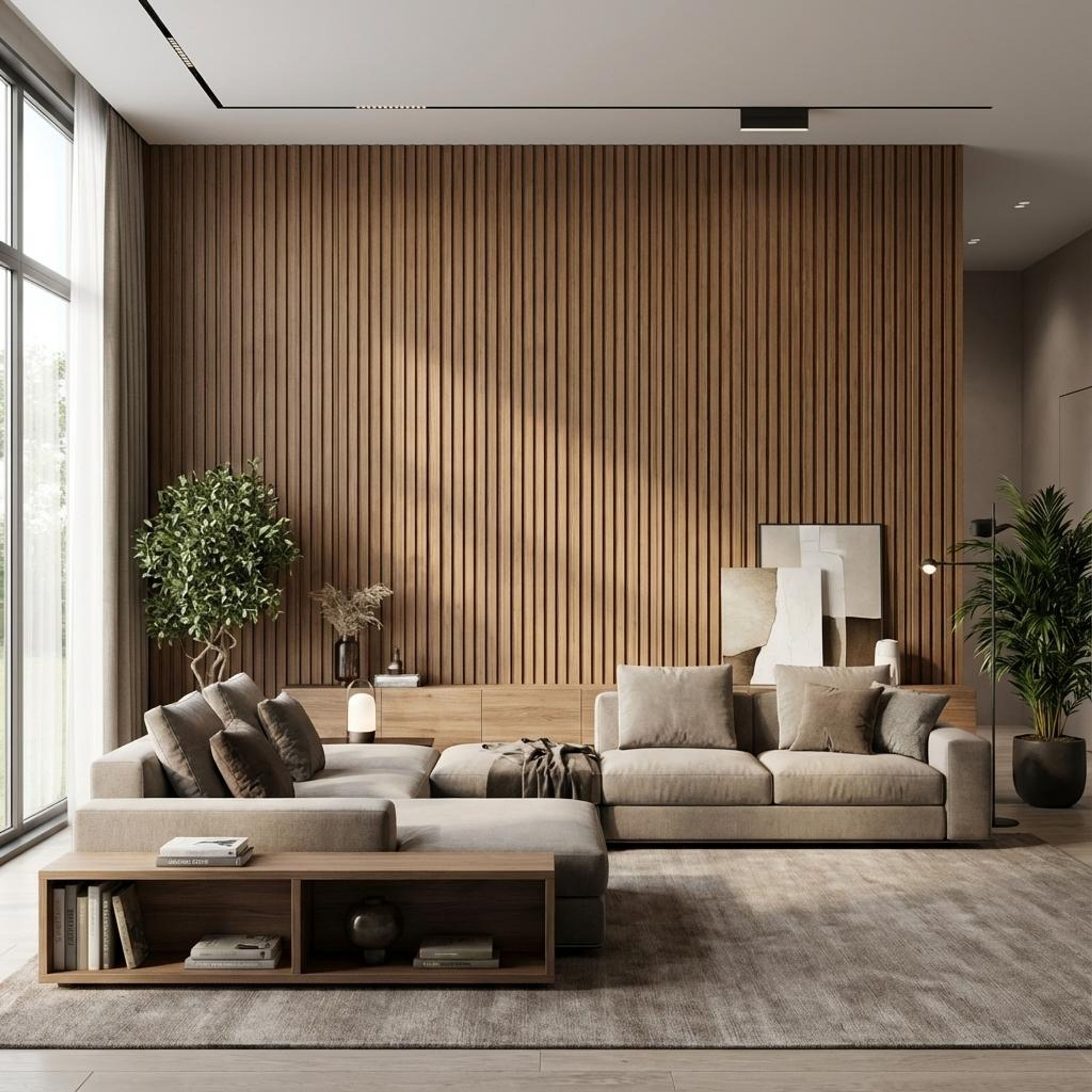Silva Grain 569 Multi-colour MDF Panels | 9 x 0.4 Ft, 18 mm