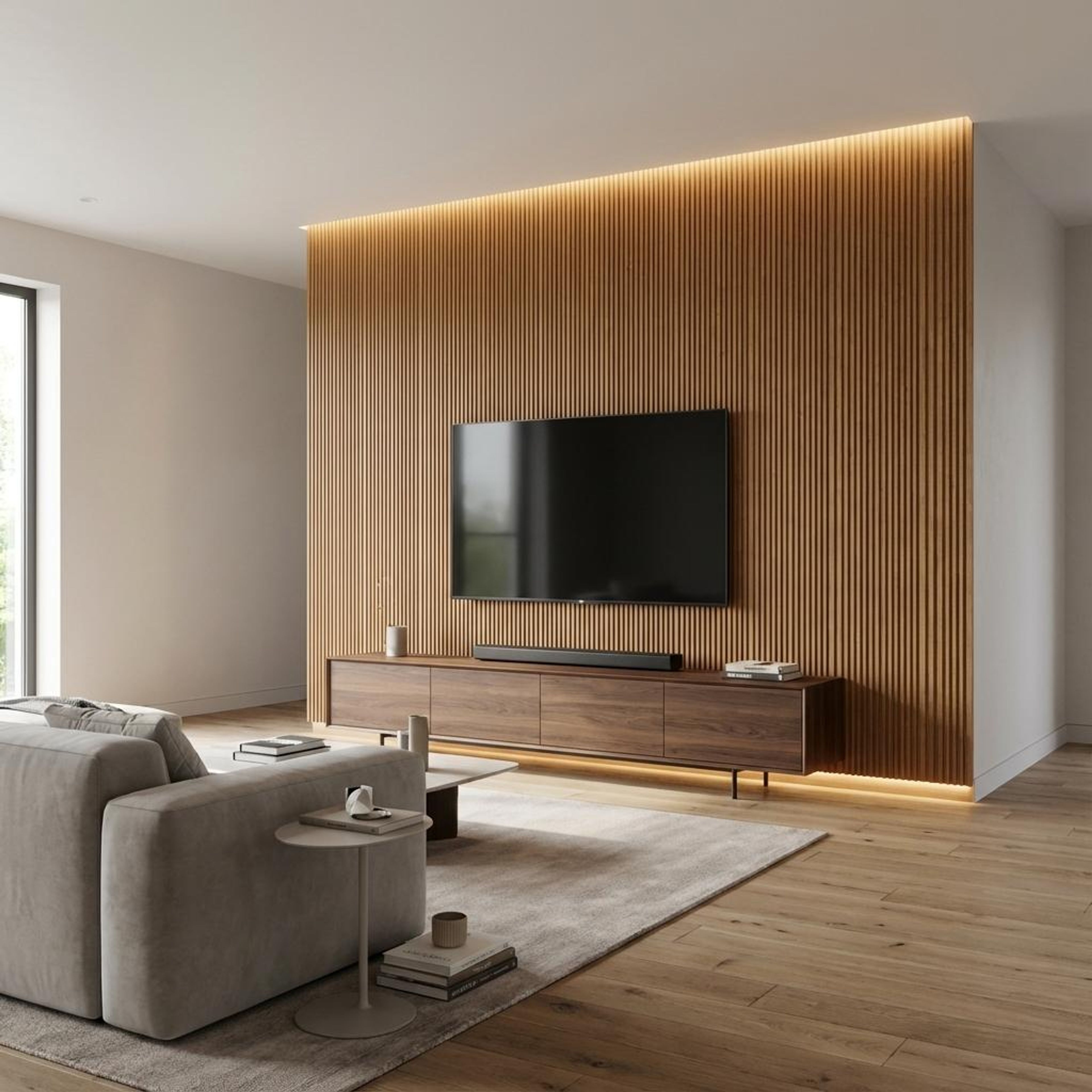 Aura Form 557 Multi-colour MDF Panels | 9 x 0.4 Ft, 18 mm