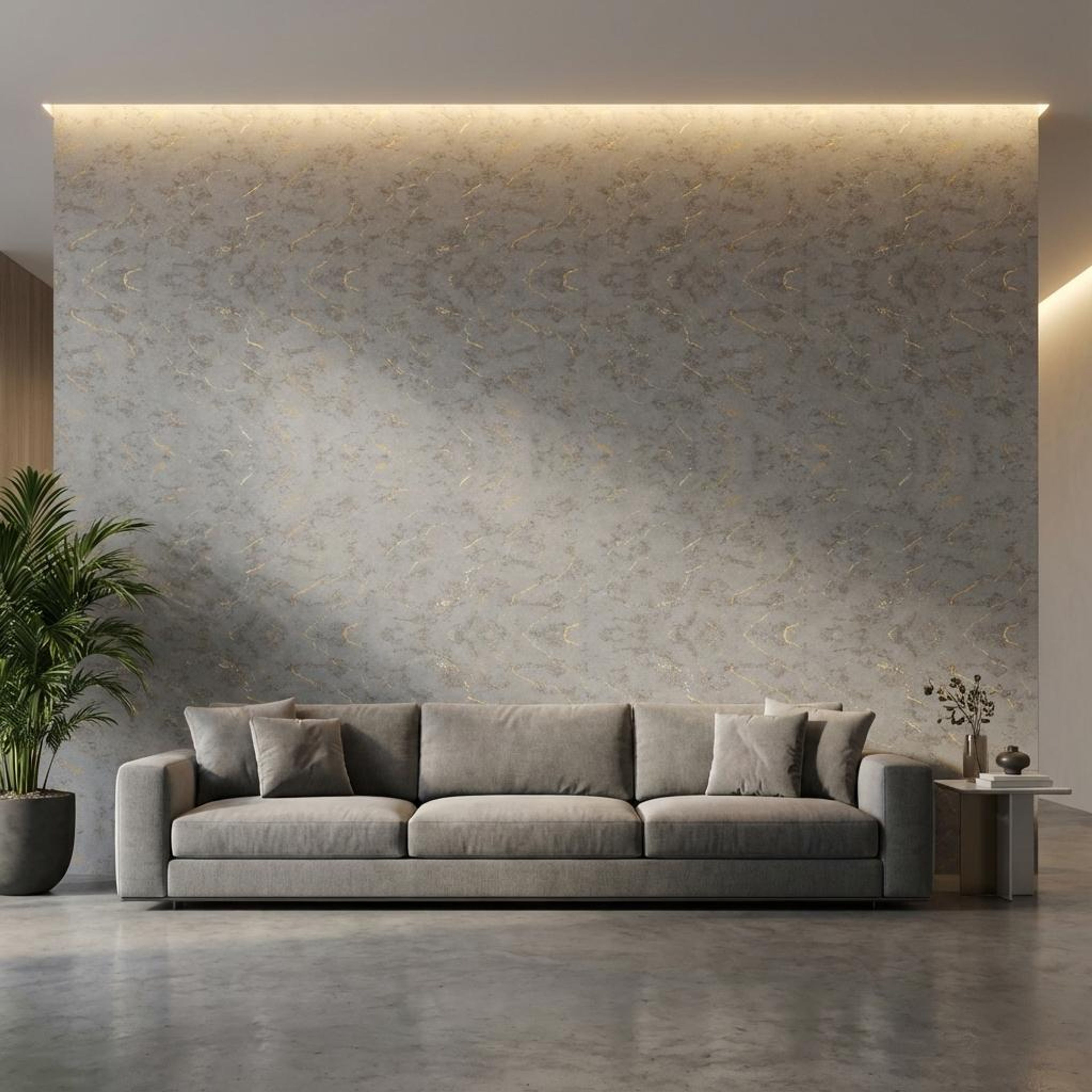 Mira Root 436 Light golden grey Polystyrene Panels | 8 x 1 Ft, 10 mm