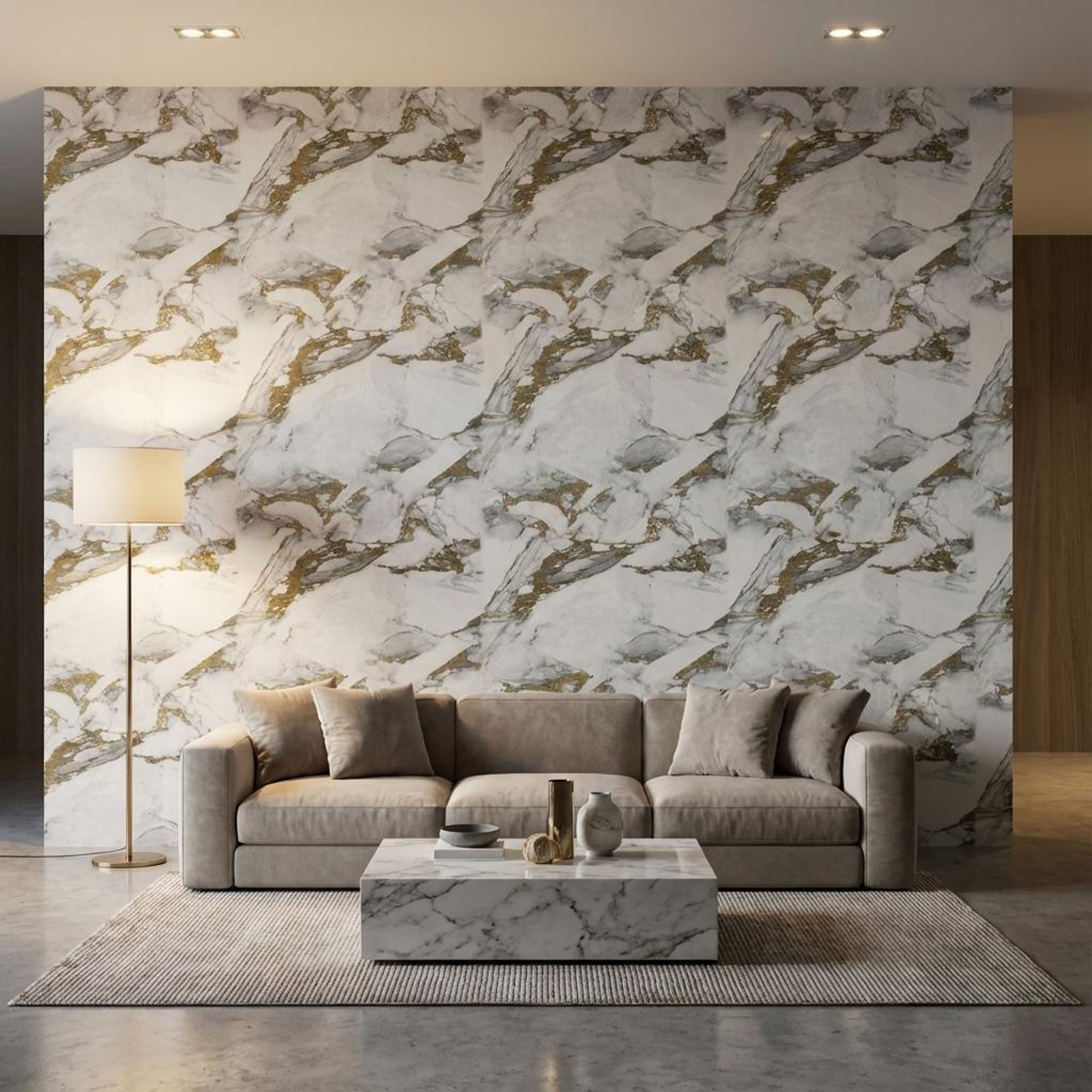 Sora Stone 430 Brown Polystyrene Panels | 8 x 1 Ft, 10 mm