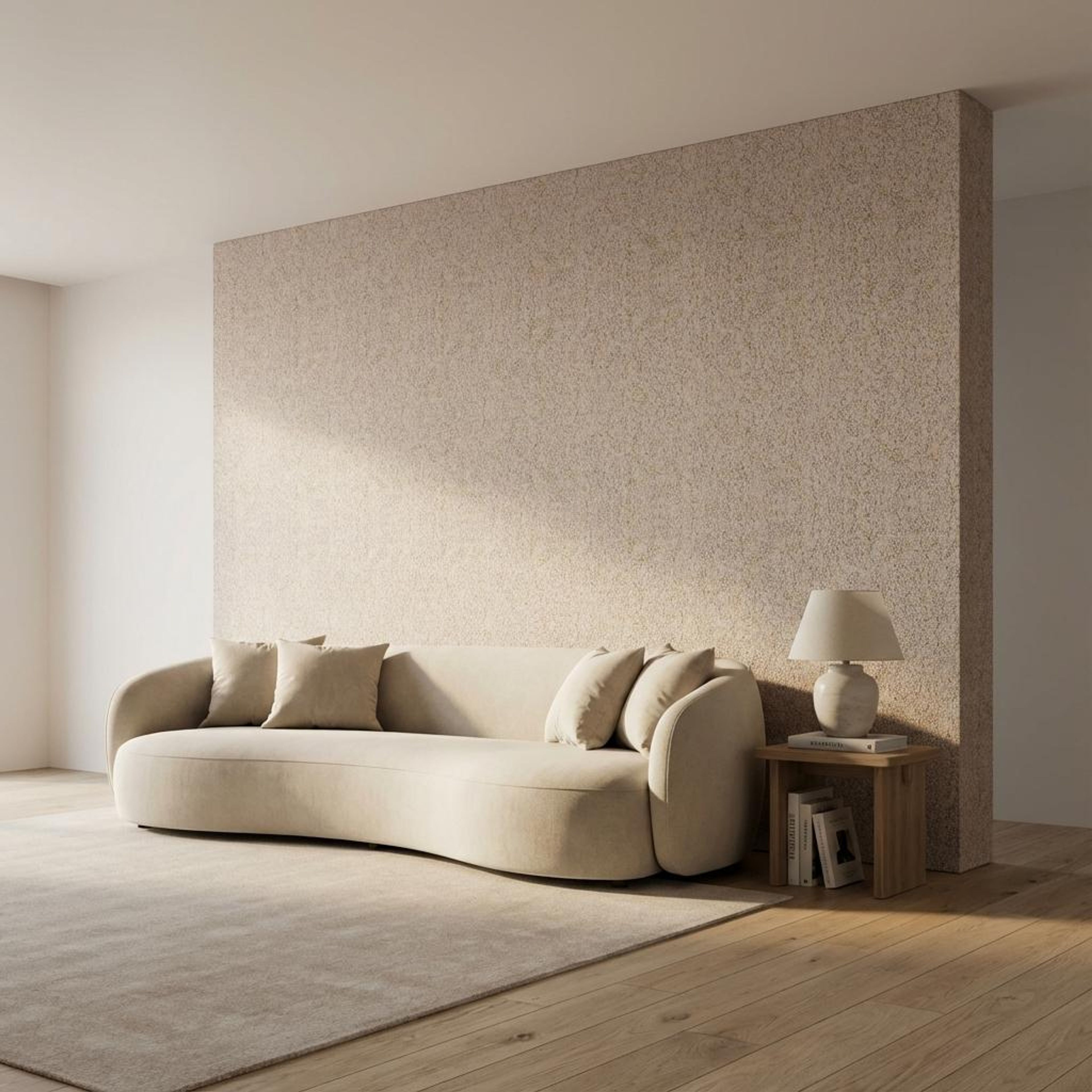 Aura Touch 428 Silver Polystyrene Panels | 8 x 1 Ft, 10 mm