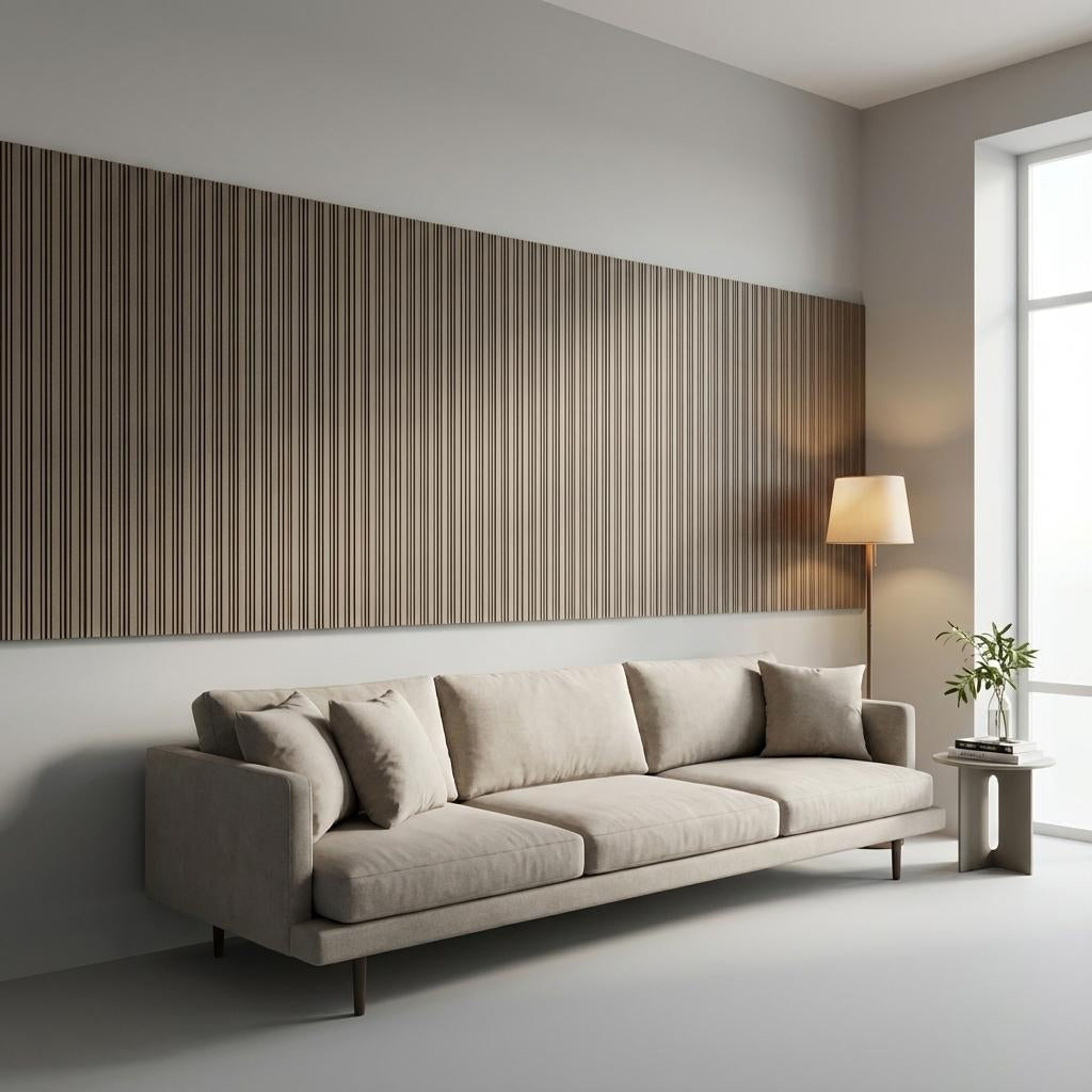 Sora Root 424 Deep bronze Polystyrene Panels | 8 x 0.4 Ft, 12 mm