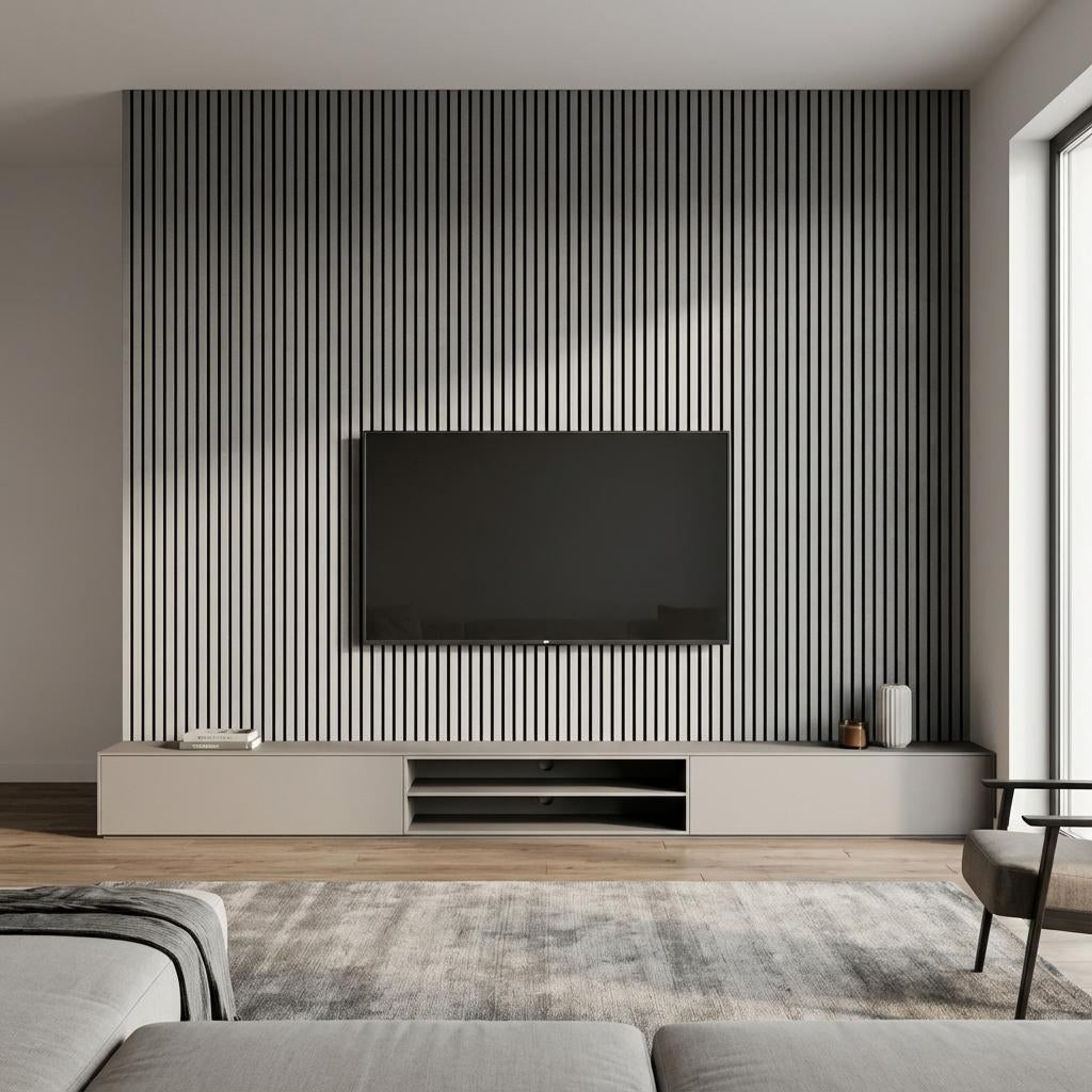 Pure Root 423 Metallic bronze Polystyrene Panels | 8 x 0.3 Ft, 12 mm