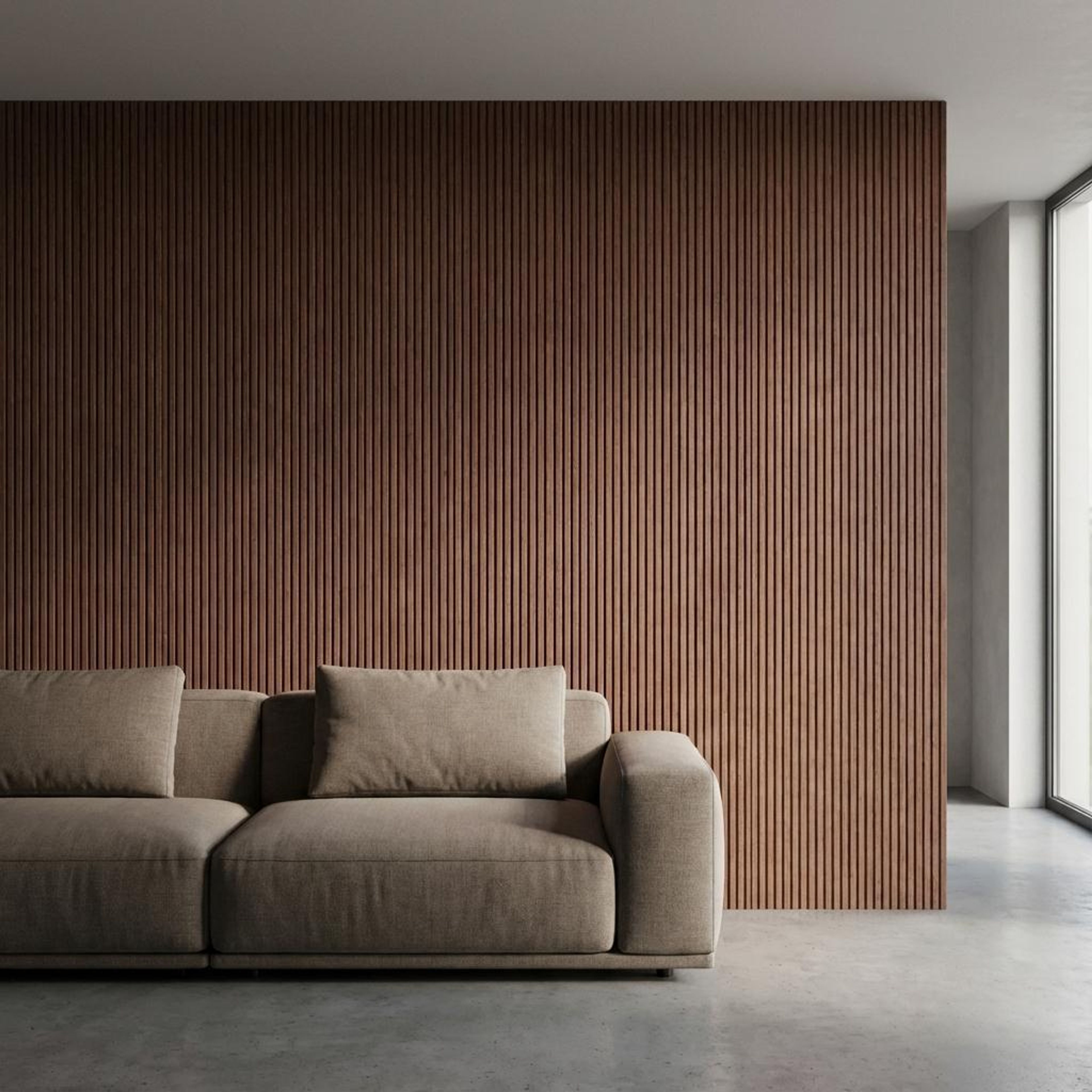 Flint Rise 418 Dark brown Polystyrene Panels | 8 x 0.4 Ft, 12 mm