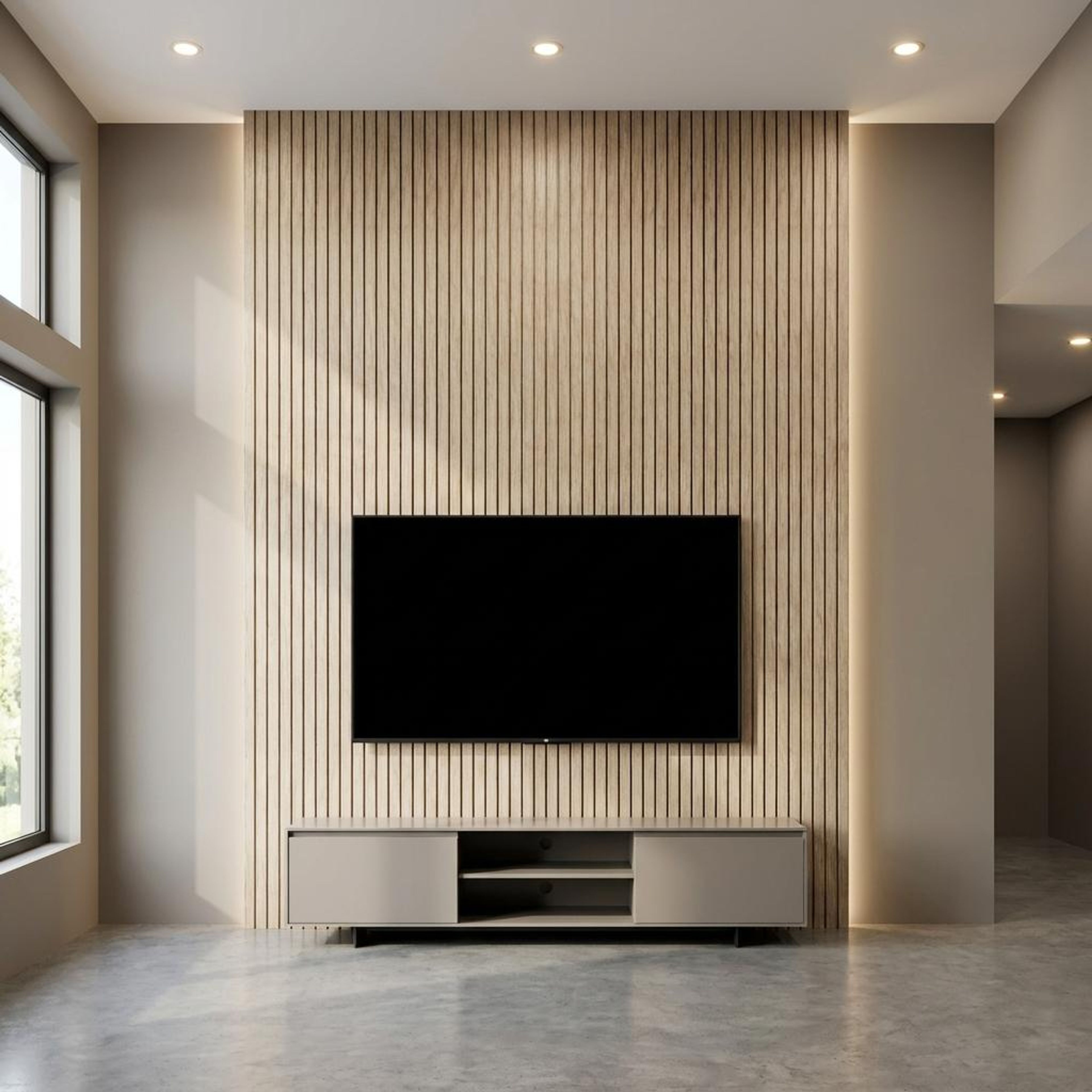 Flint Edge 414 Oak brown Polystyrene Panels | 8 x 0.4 Ft, 12 mm