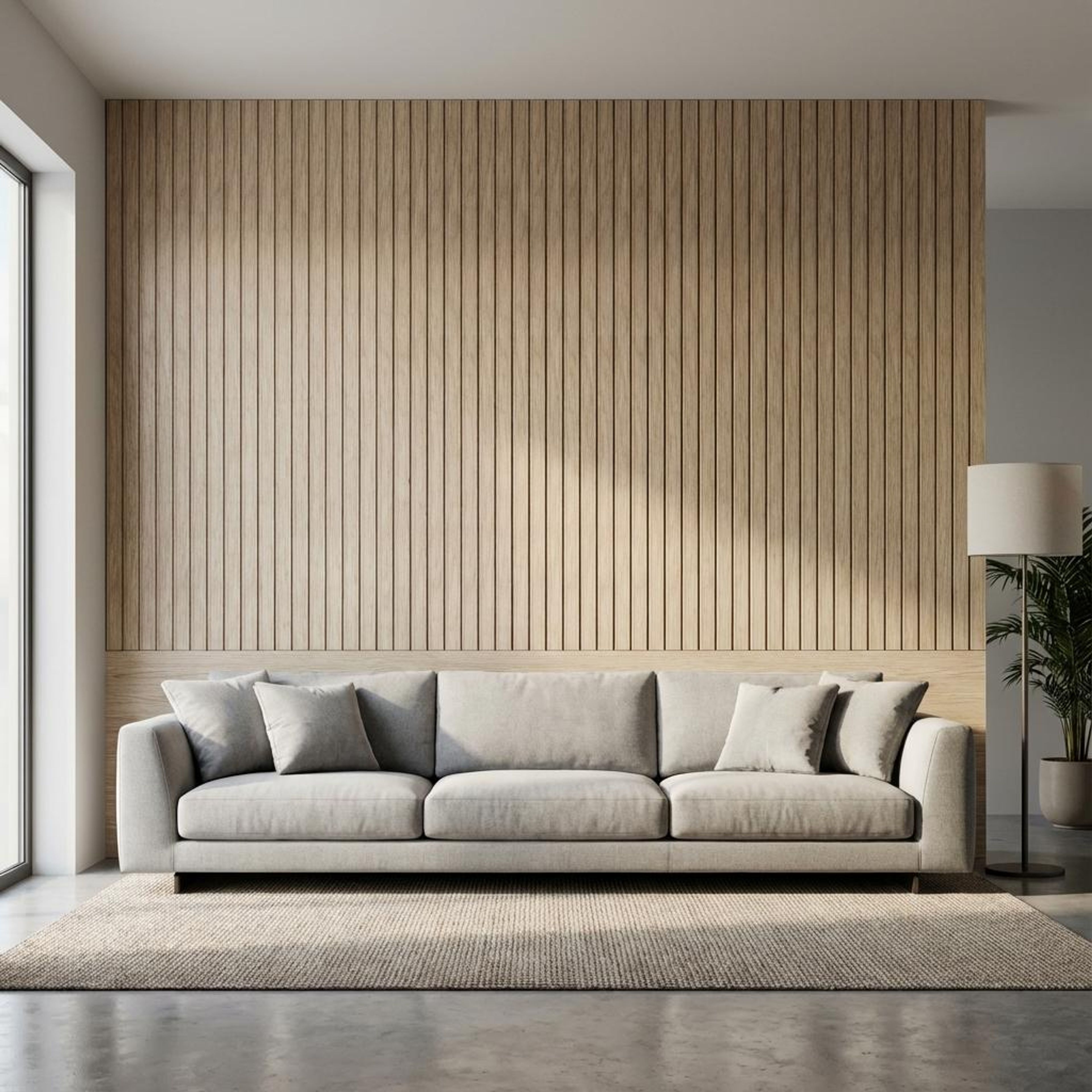 Flint Edge 414 Oak brown Polystyrene Panels | 8 x 0.4 Ft, 12 mm