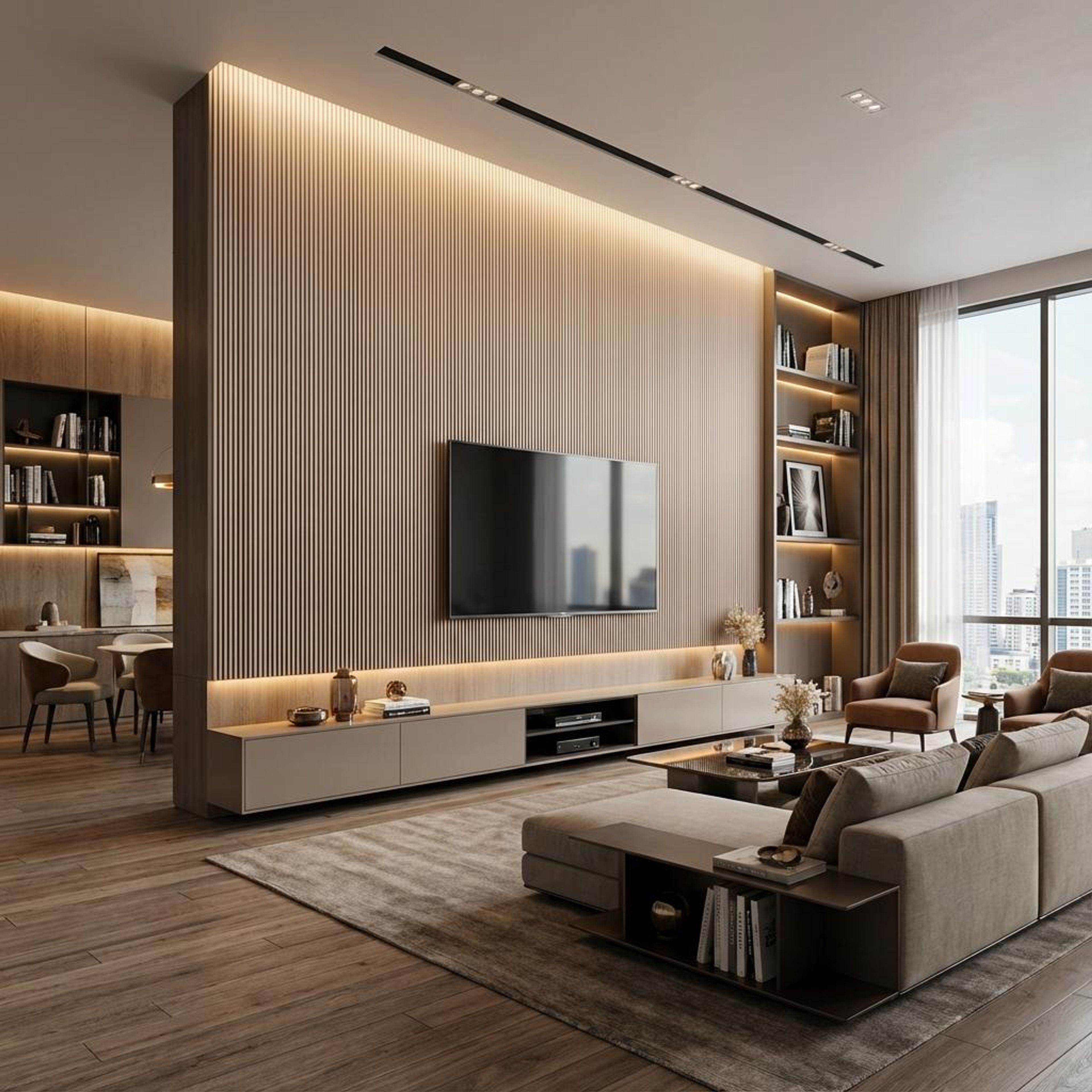 Lune Frost 399 Rose Gold Polystyrene Panels | 9.5 x 0.4 Ft, 12 mm