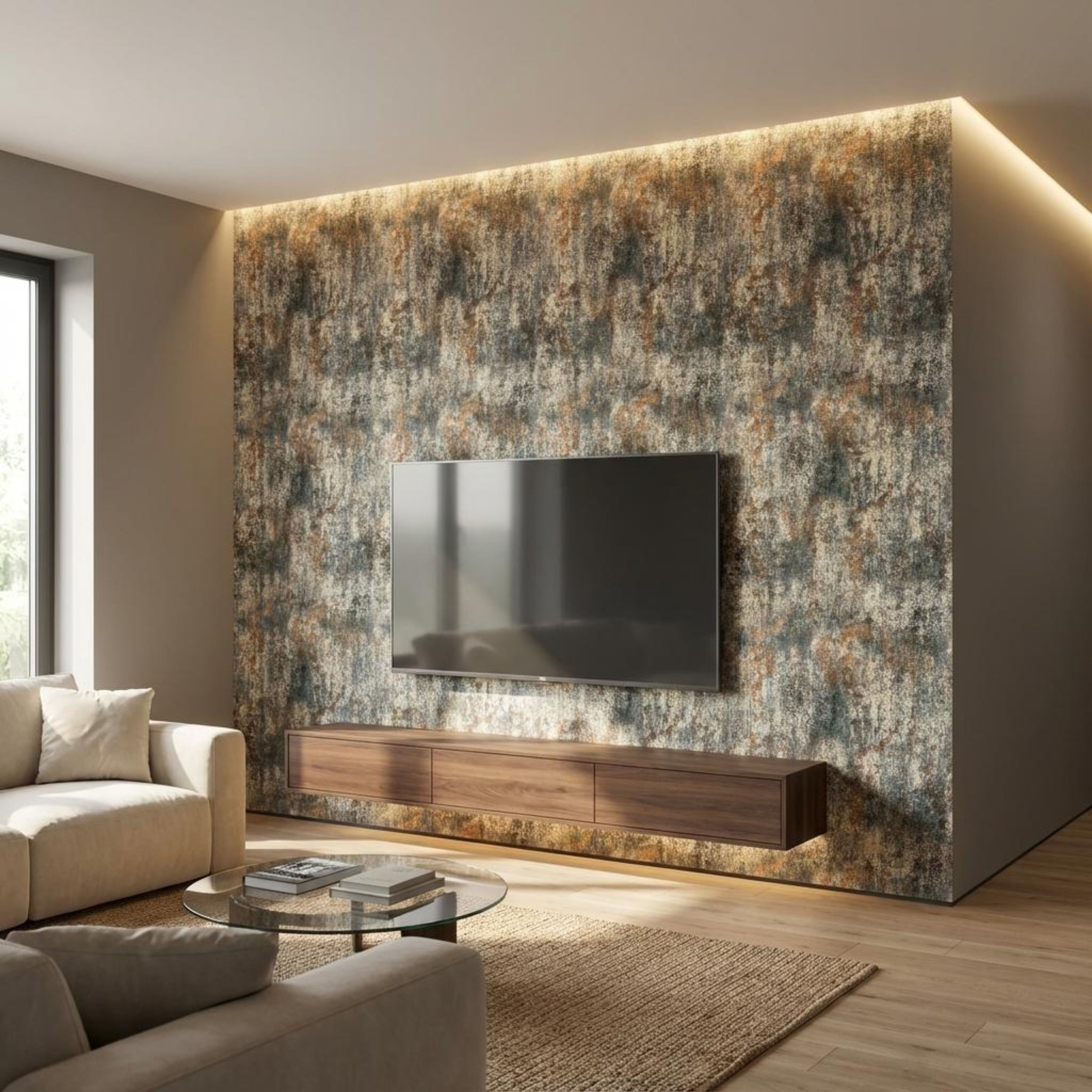 Terra Wood 396 Multi-colour Velvet Panels | 8 x 4 Ft, 2 mm