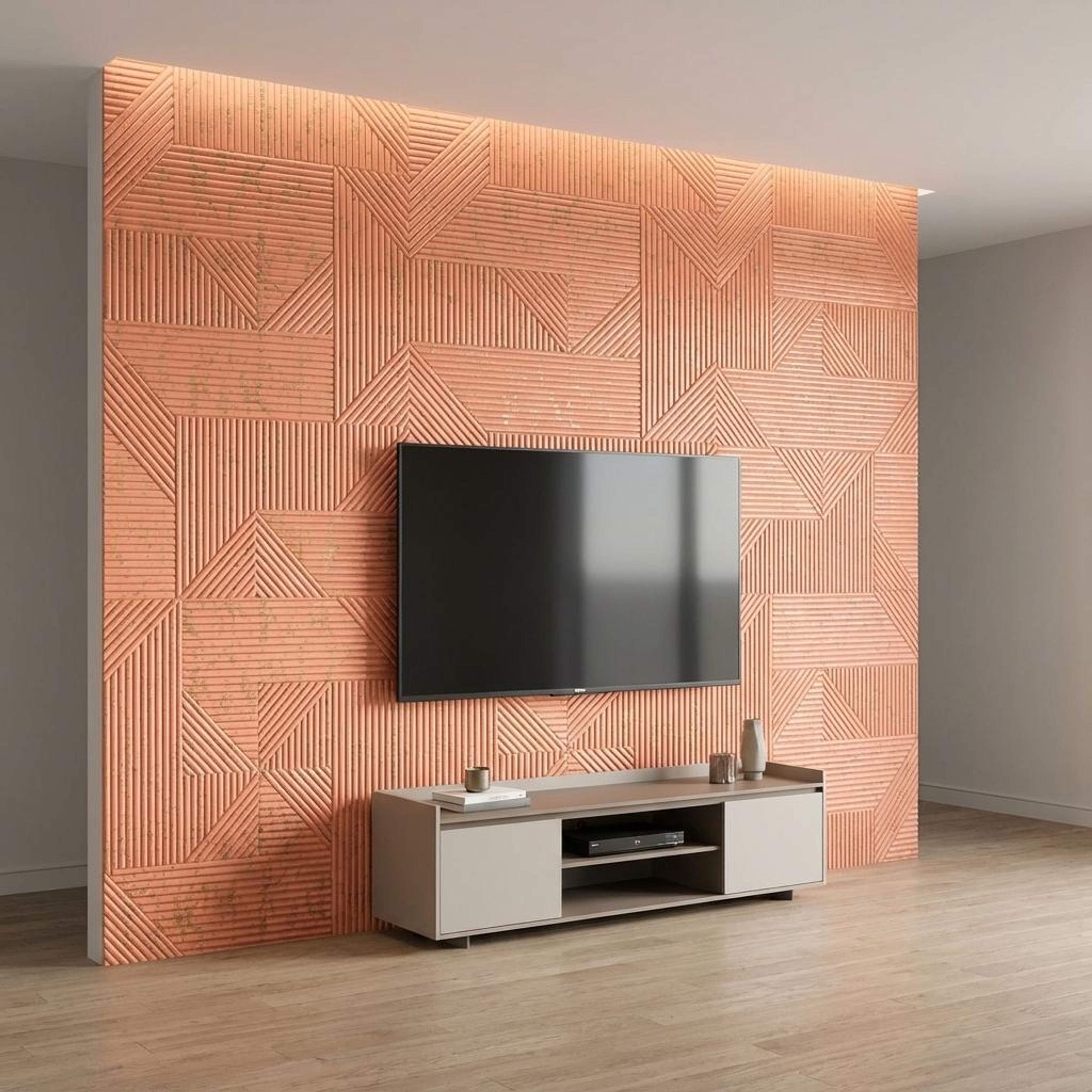 Umber Hue Multi-colour Velvet Panels | 8 x 2 Ft, 2 mm